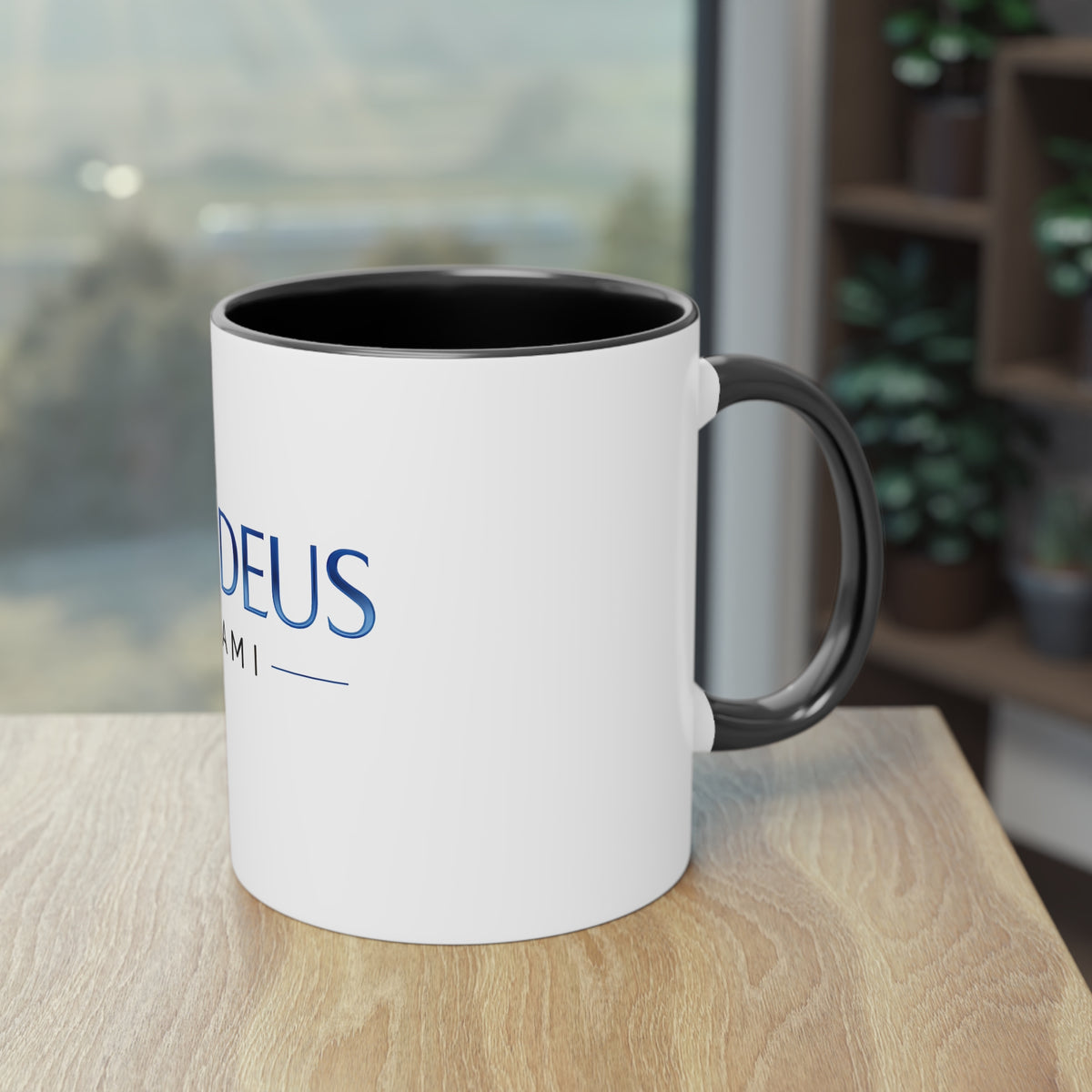 Amadeus Miami Two-Tone Coffee Mug — 11oz Branded Ceramic Cup