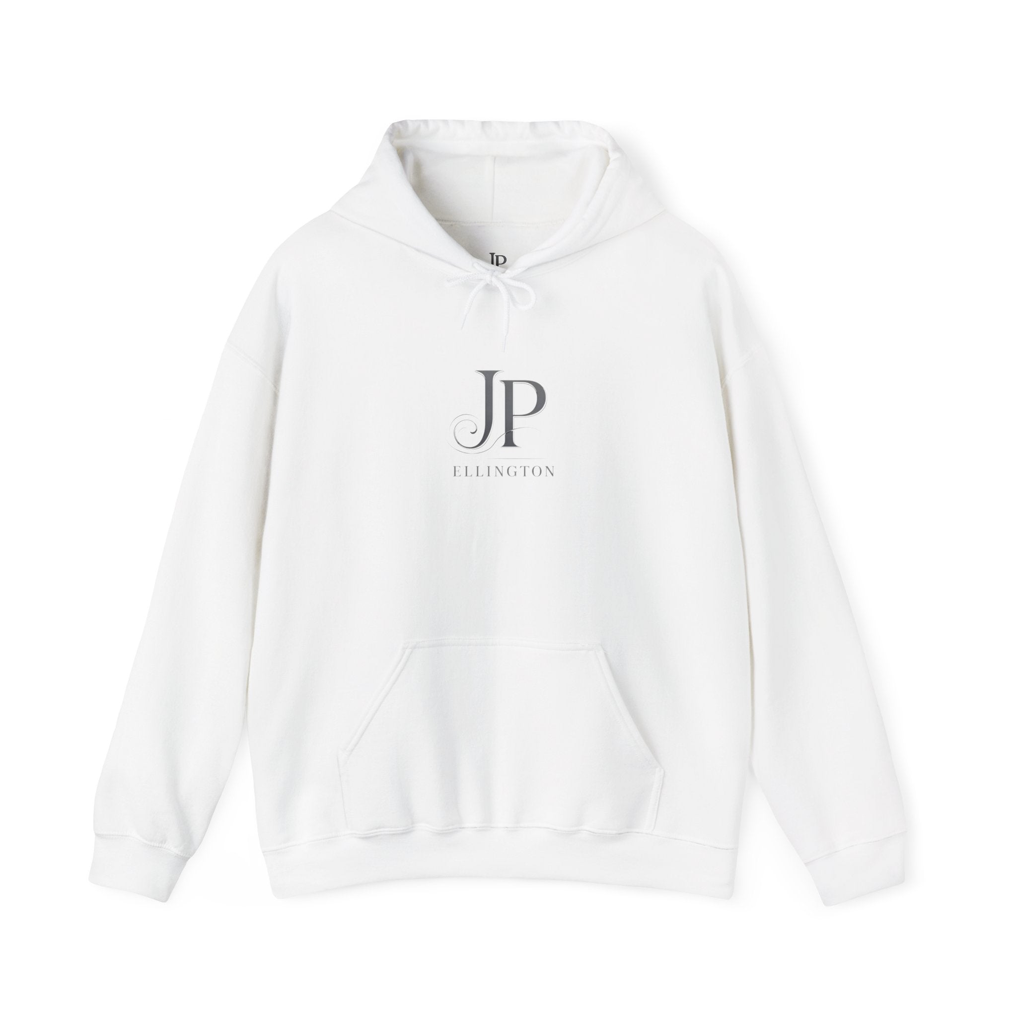 JP Monogramm Minimalistischer Hoodie | Initialen-Logo-Sweatshirt