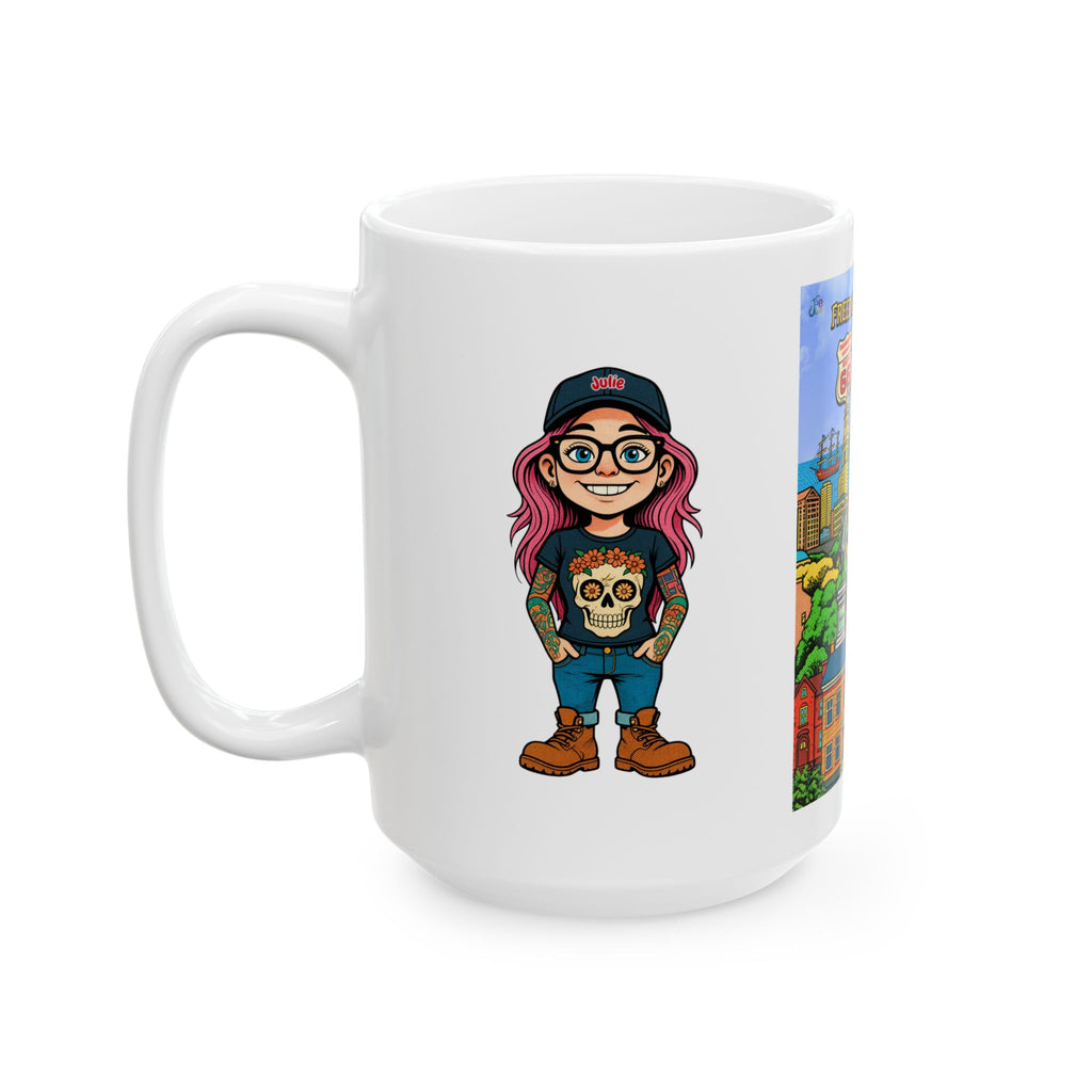 Freedom made America mug | USA Coffee Cup - Bosten coffee mug