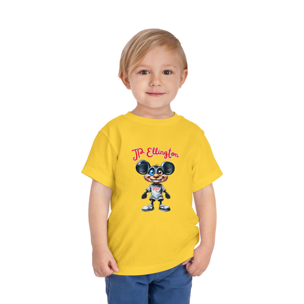 JP Ellington Cartoon Mouse Character T-Shirt | Vintage Style Mouse Illustration