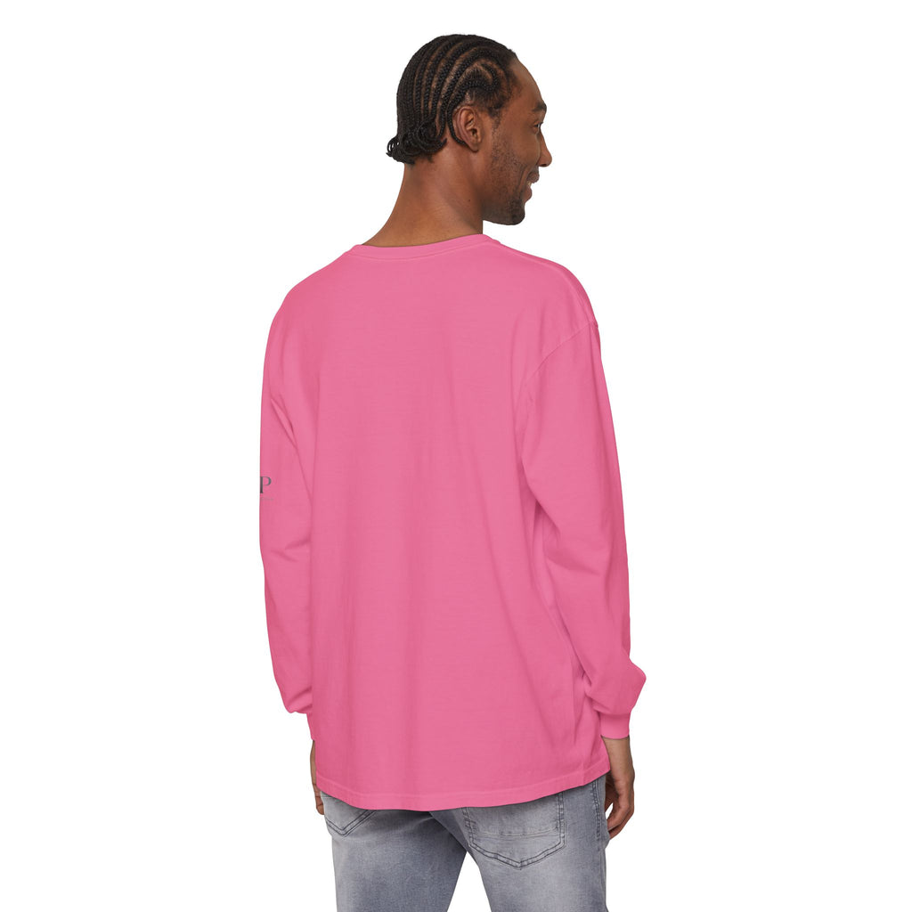 Madness Arch Logo long sleeve tee | White shirt with red retro text