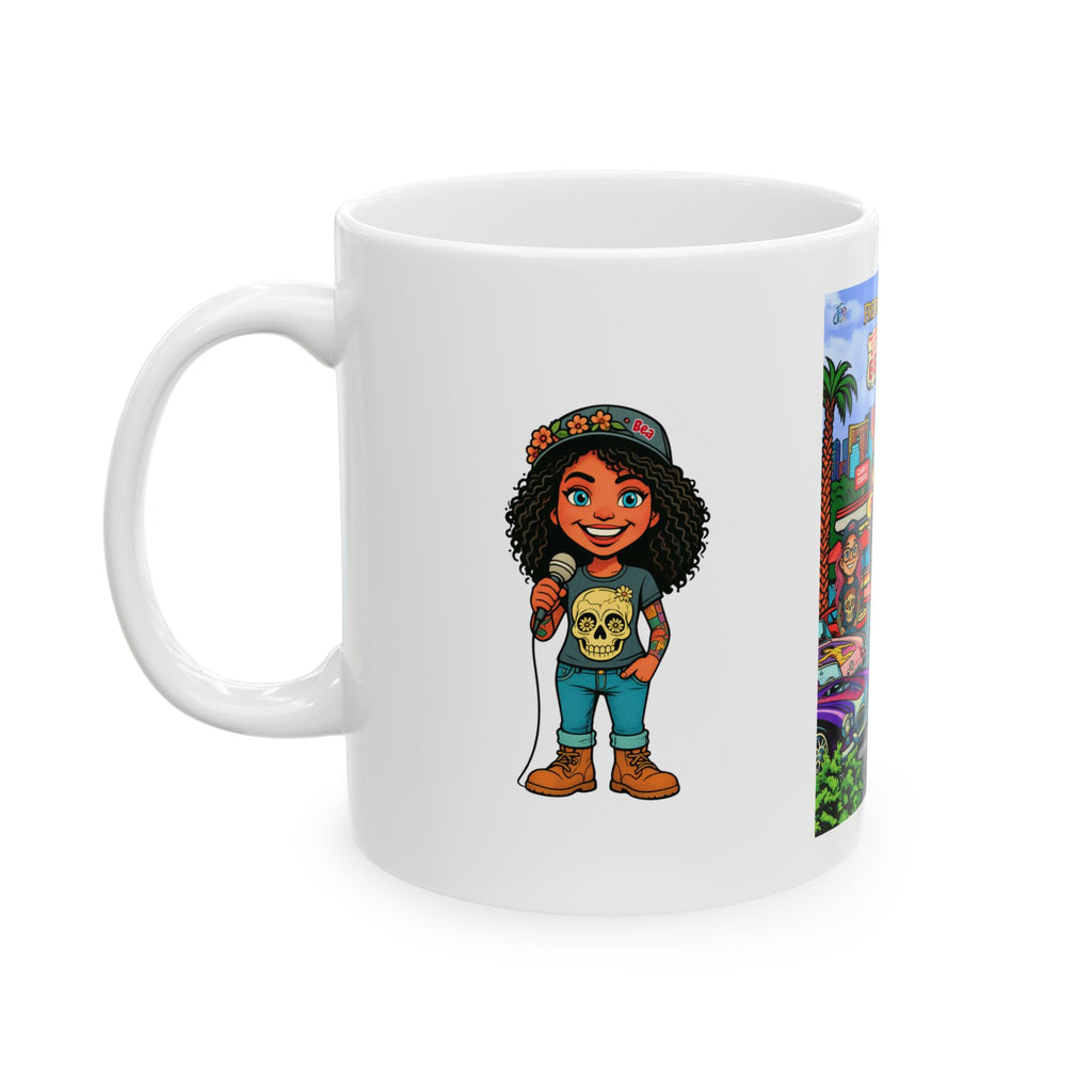 Freedom made America Mug | Cars and Coffe mug, American Road Trip Coffee Cup