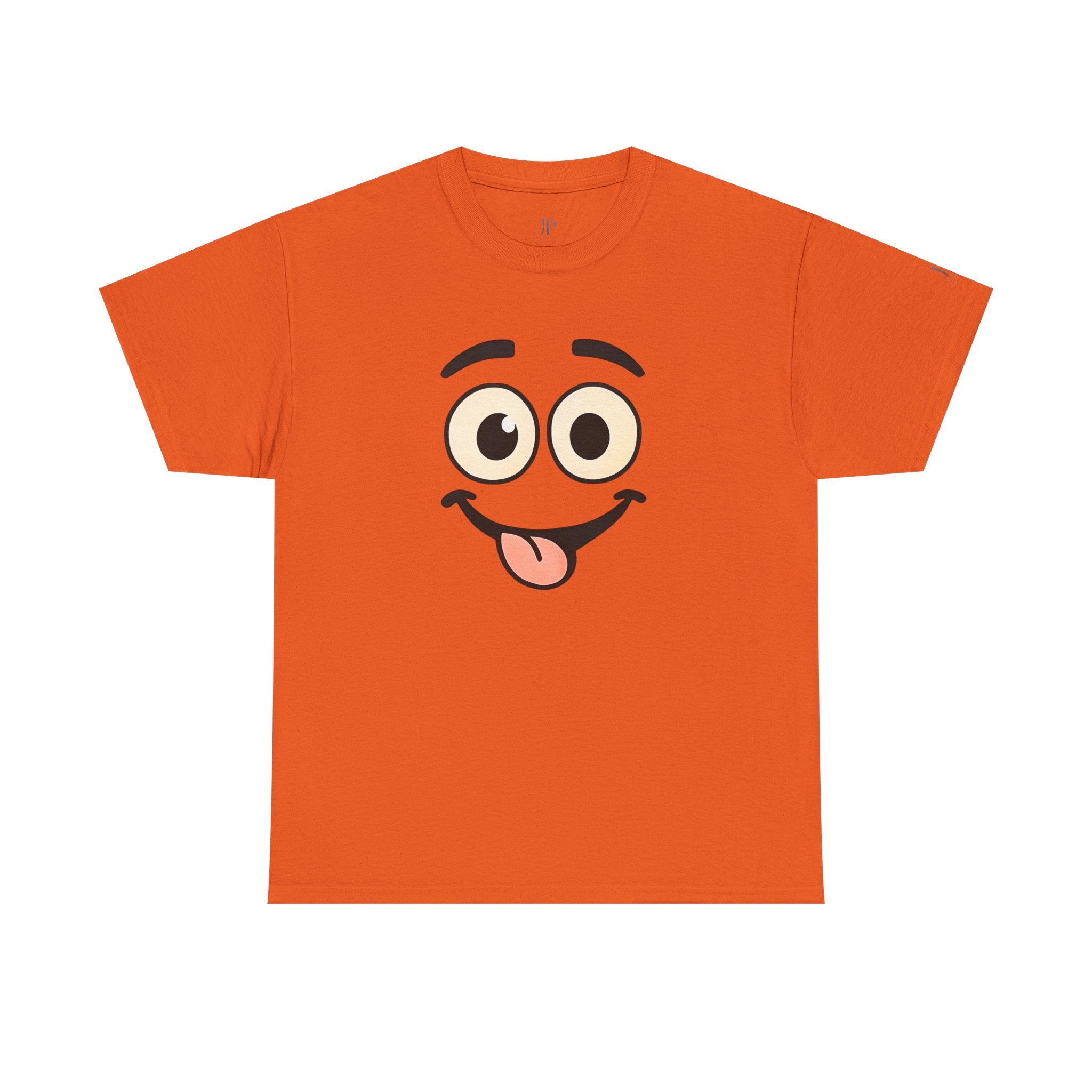Goofy Smiley Face T-Shirt | Niedliches Emoji-Shirt mit rausgestreckter Zunge, JP Ellington Edition