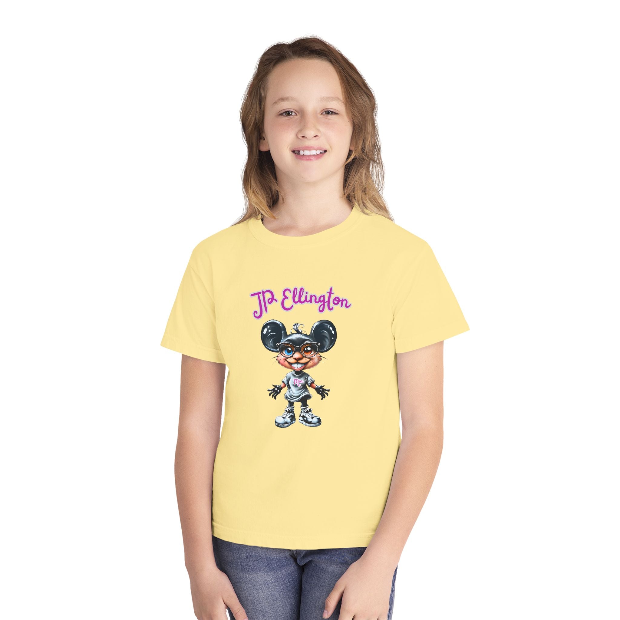JP Ellington Mouse Character Tee | Cute Cartoon Kid Shirt