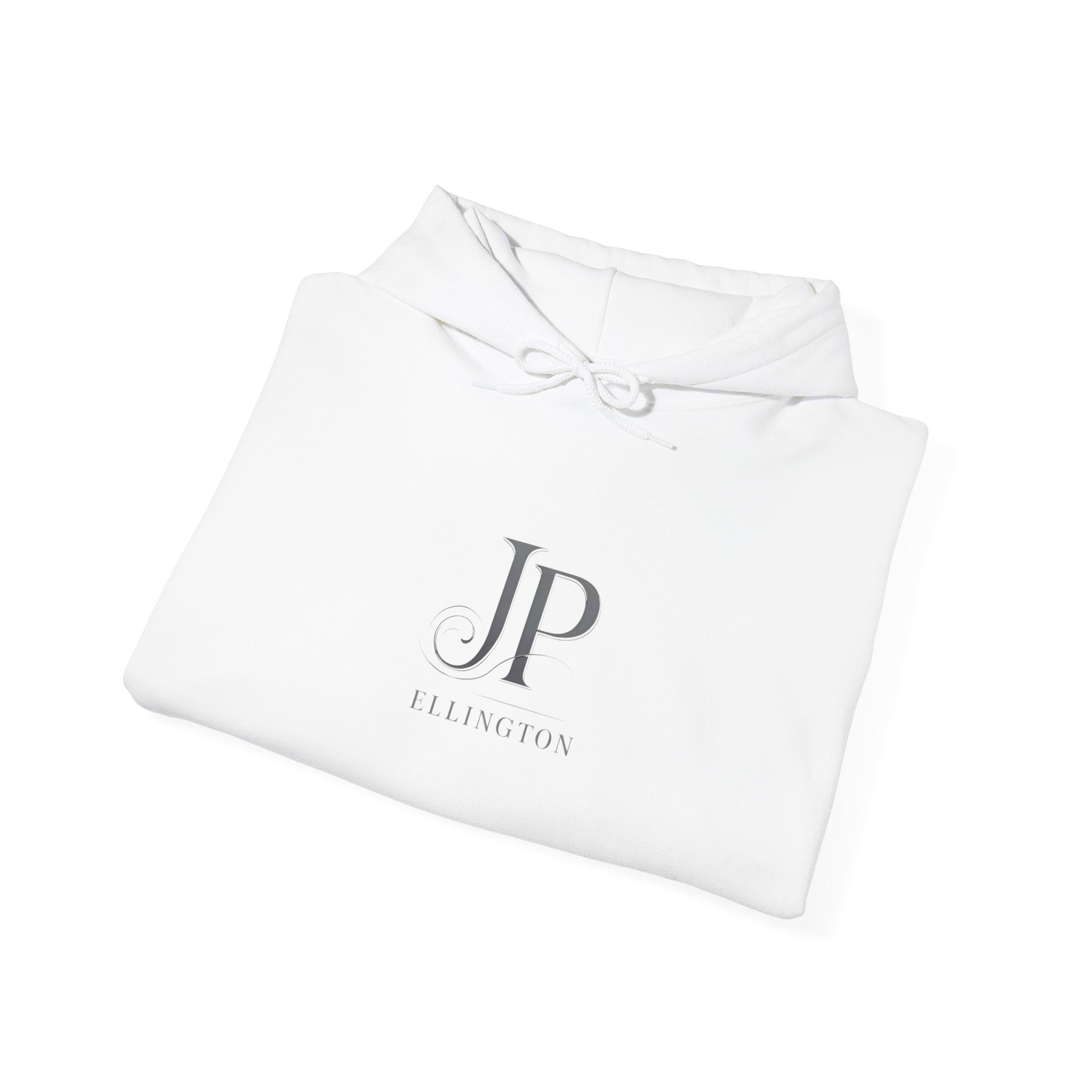 JP Monogram Minimalist Hoodie | Initials Logo Sweatshirt