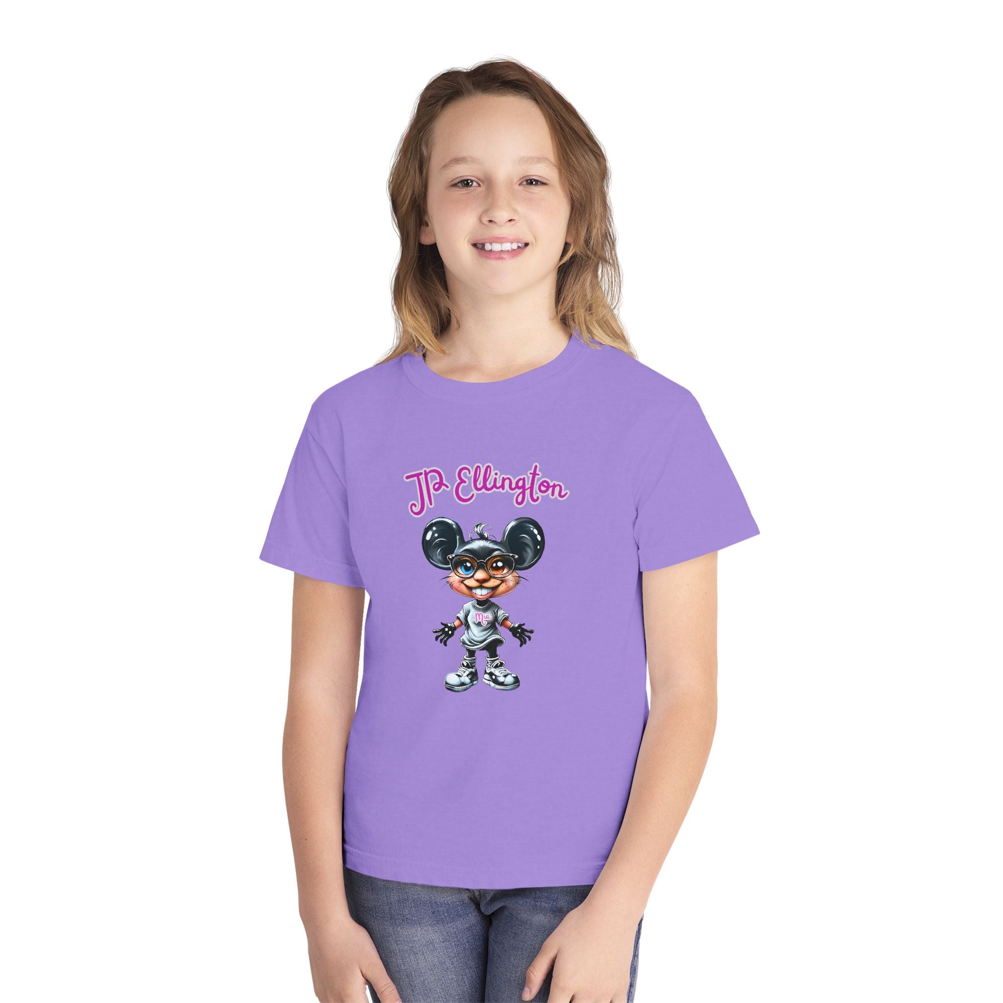 JP Ellington Mouse Character Tee | Cute Cartoon Kid Shirt