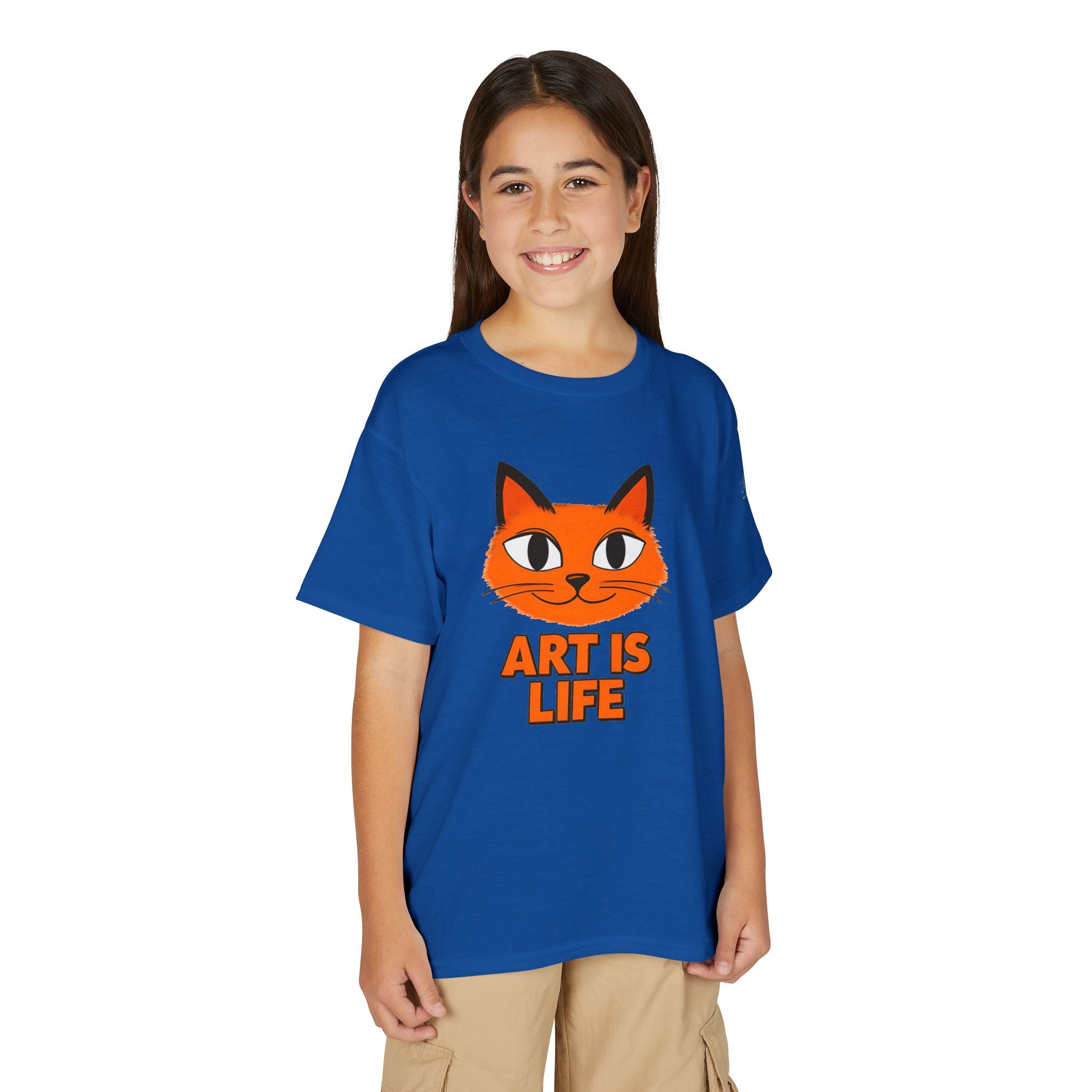 Art Is Life Youth T-Shirt | Kids Graphic Tee, JPE Kids Edition