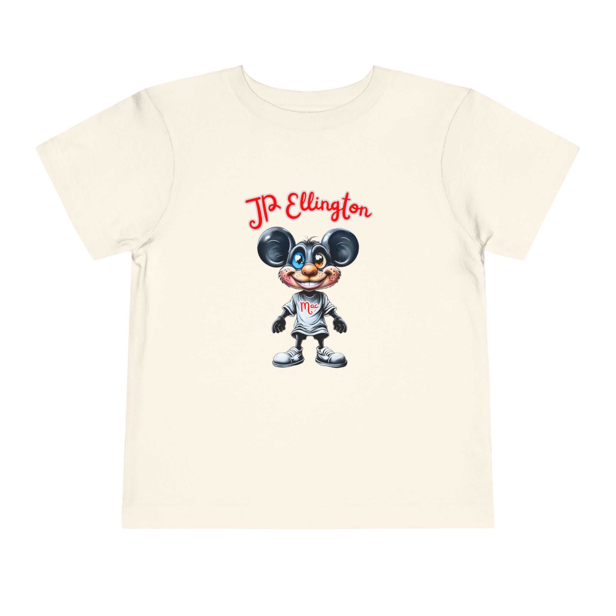JP Ellington Cartoon Maus Charakter T-Shirt | Maus-Illustration im Vintage-Stil