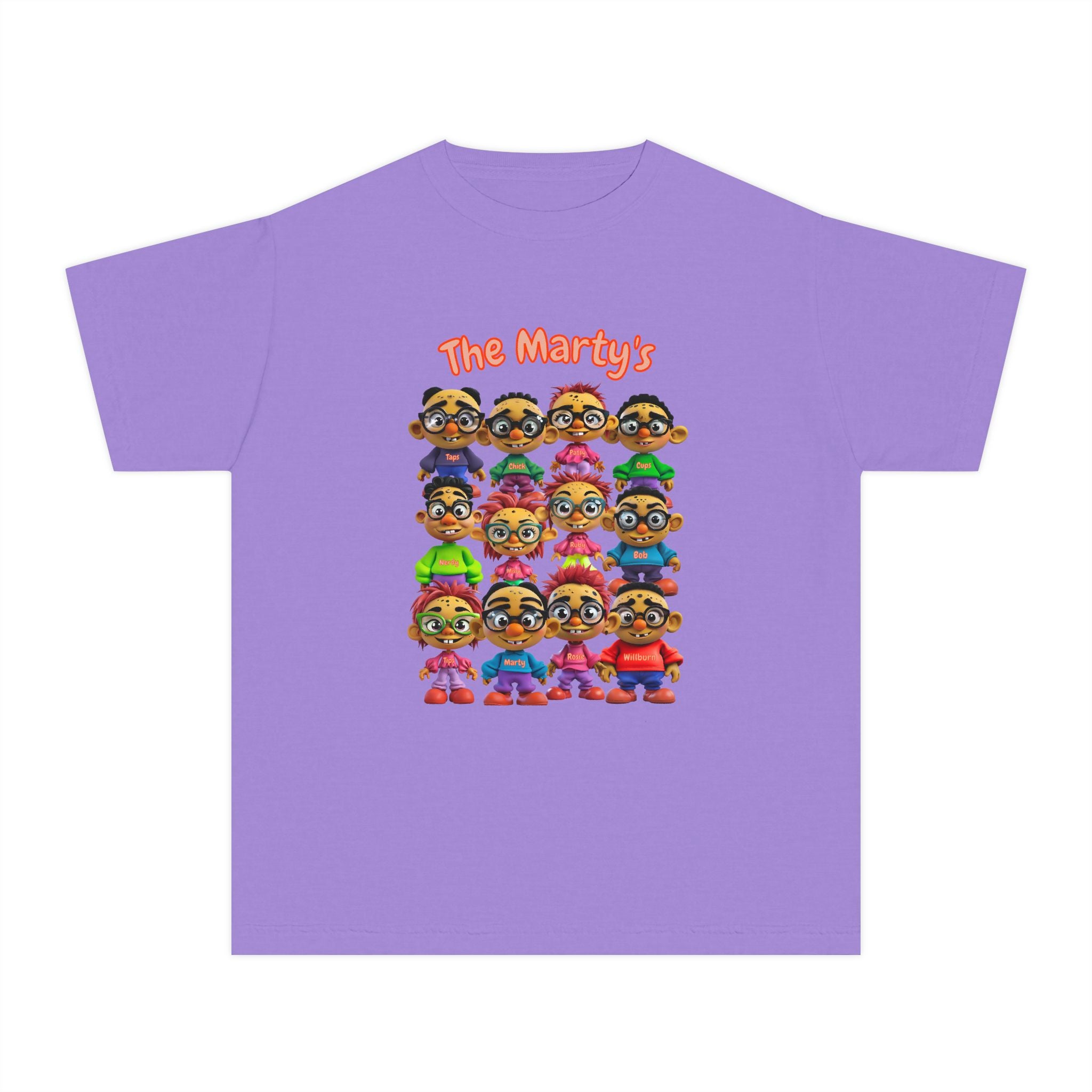 Martys Cartoon T-Shirt | JPE Kinder Grafik Charakter T-Shirt