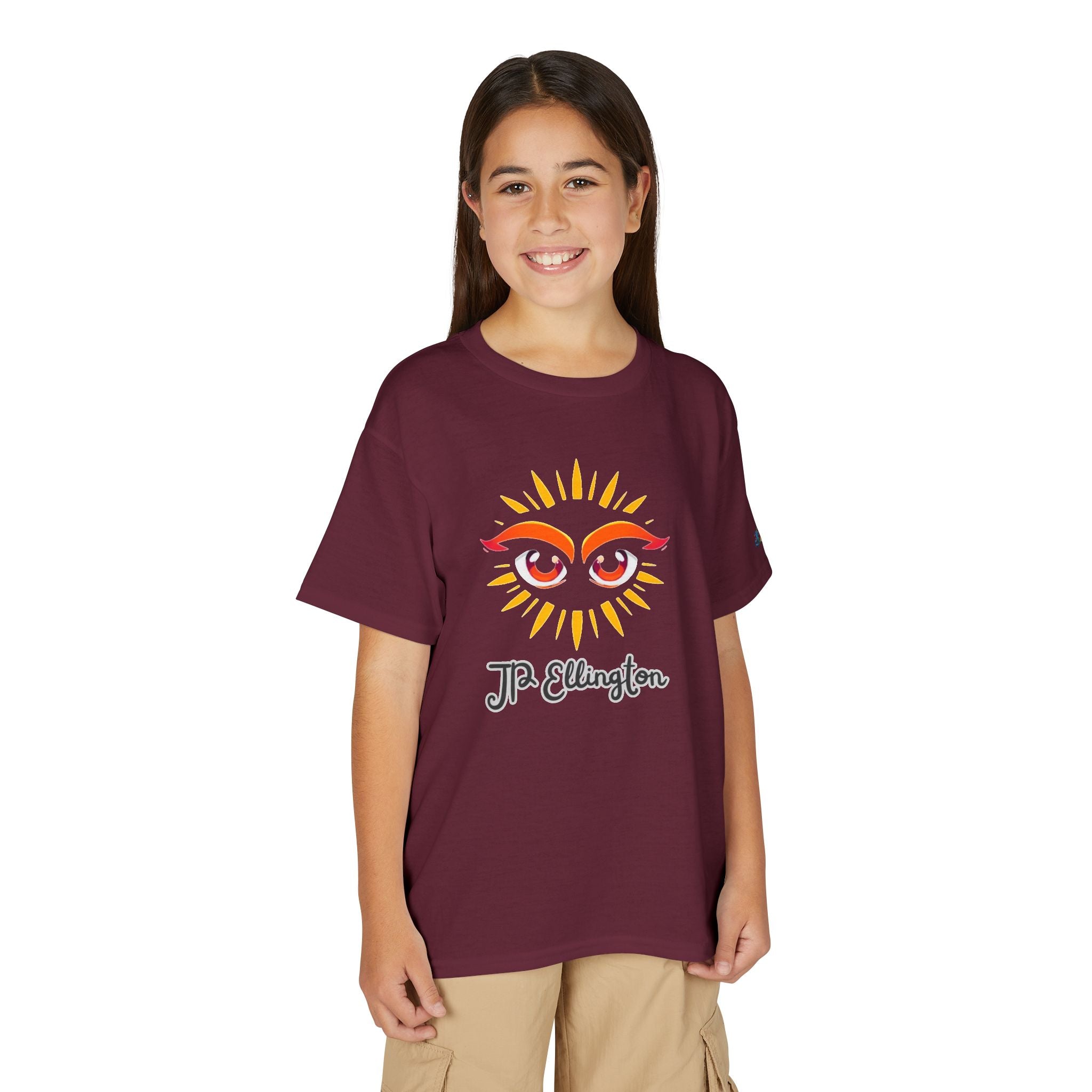 Sun Eyes Graphic T-Shirt | Bright Sun Face, JR Ellington Kids Edition