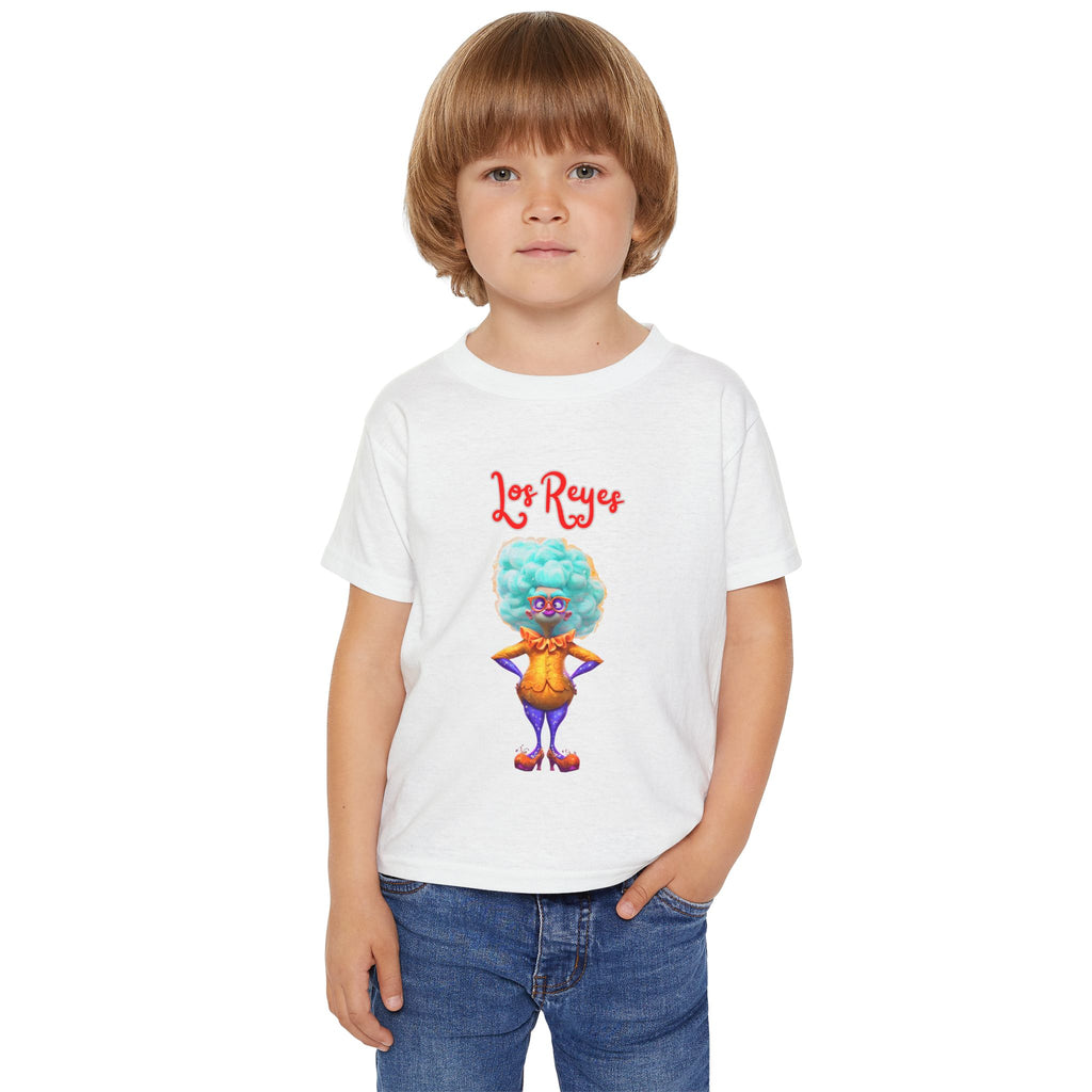 Los Reyes T-shirt | JPE Kids colorful illustration