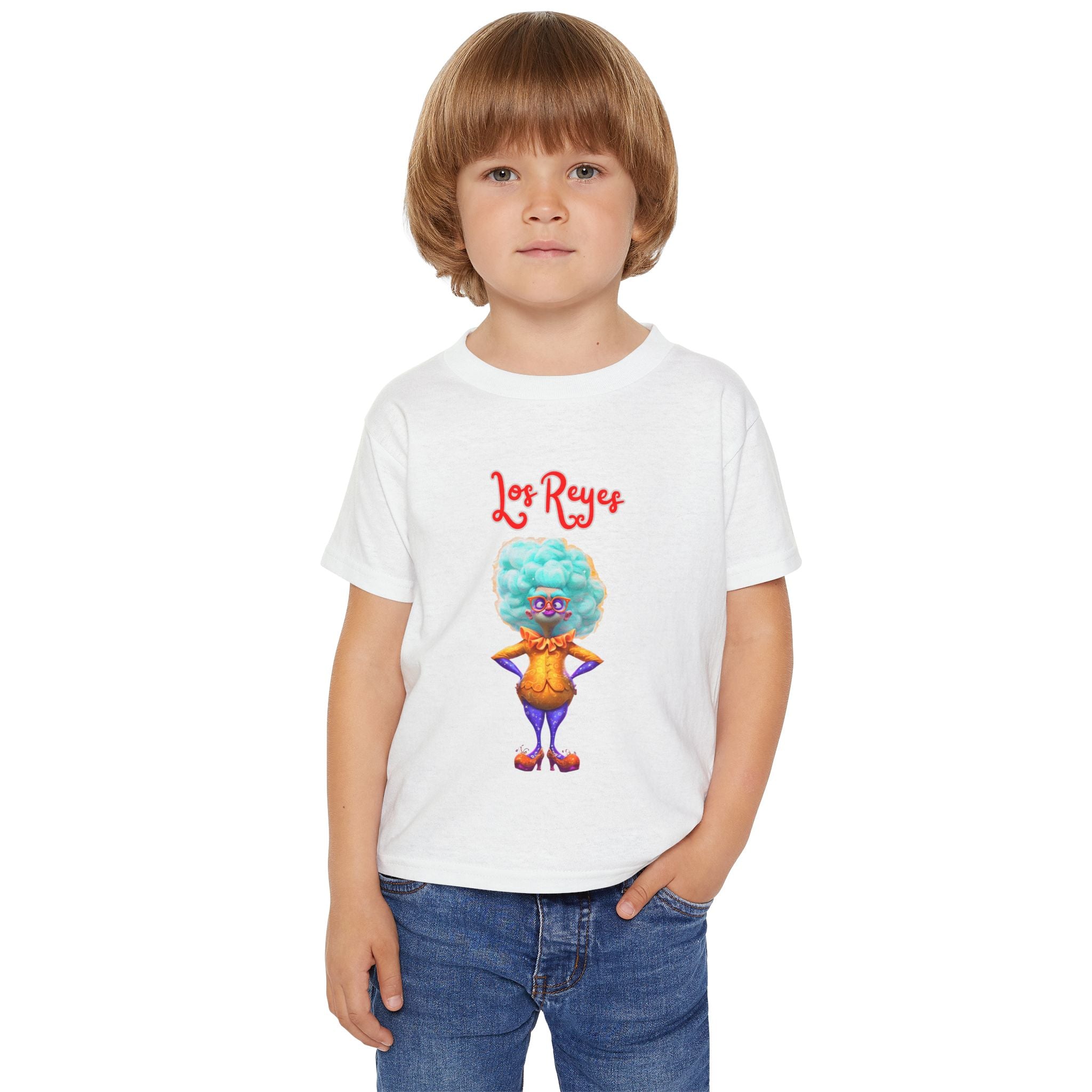 Los Reyes T-shirt | JPE Kids colorful illustration