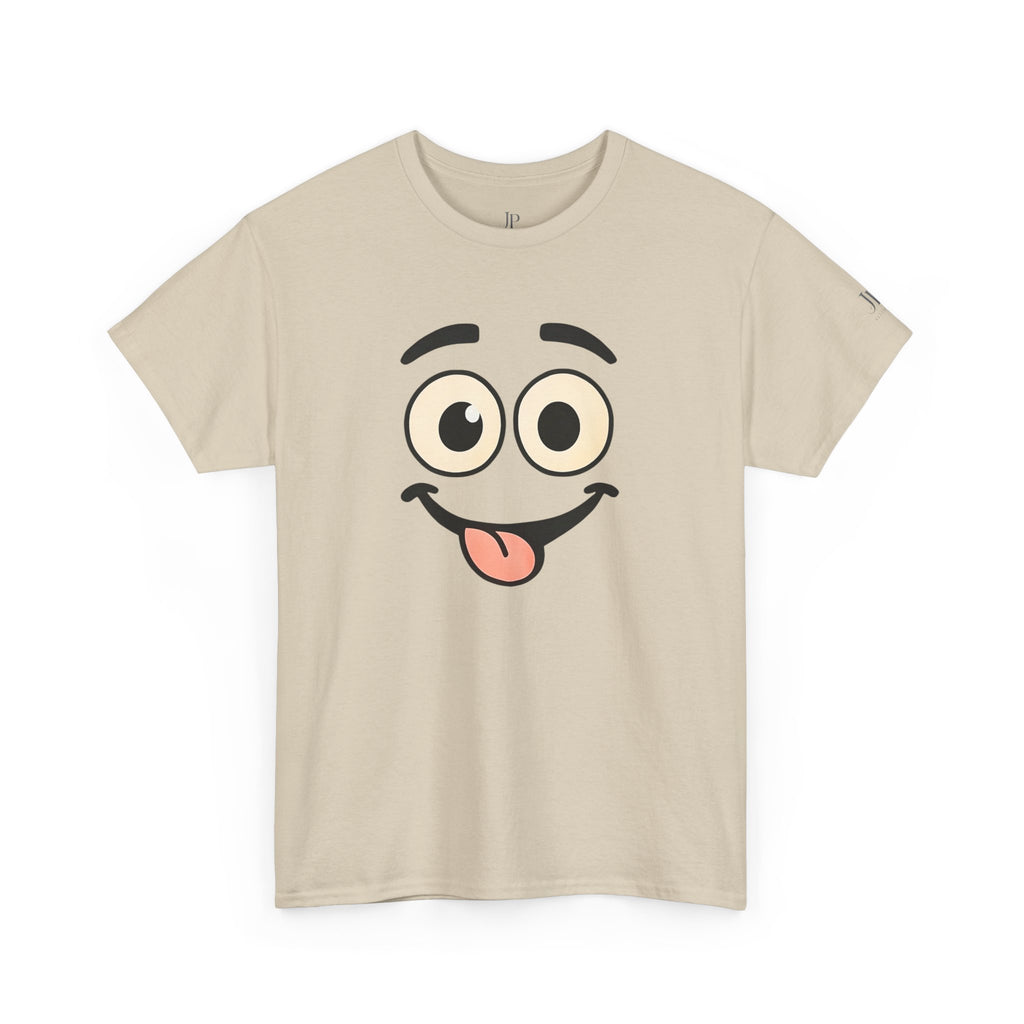 Goofy Smiley Face T-Shirt | Cute Tongue-Out Emoji Tee, JP Ellington Edition