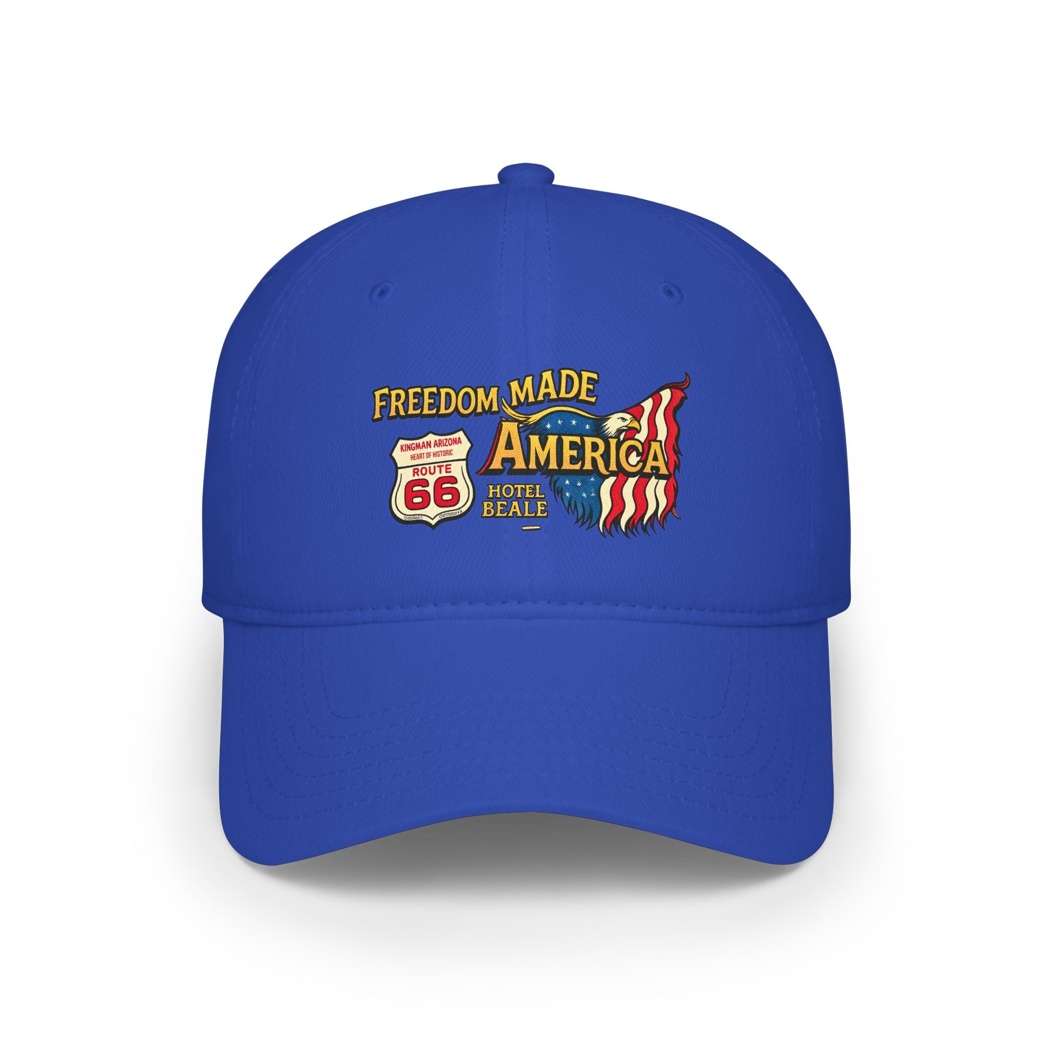 Freedom Made America Route 66 Flag Cap