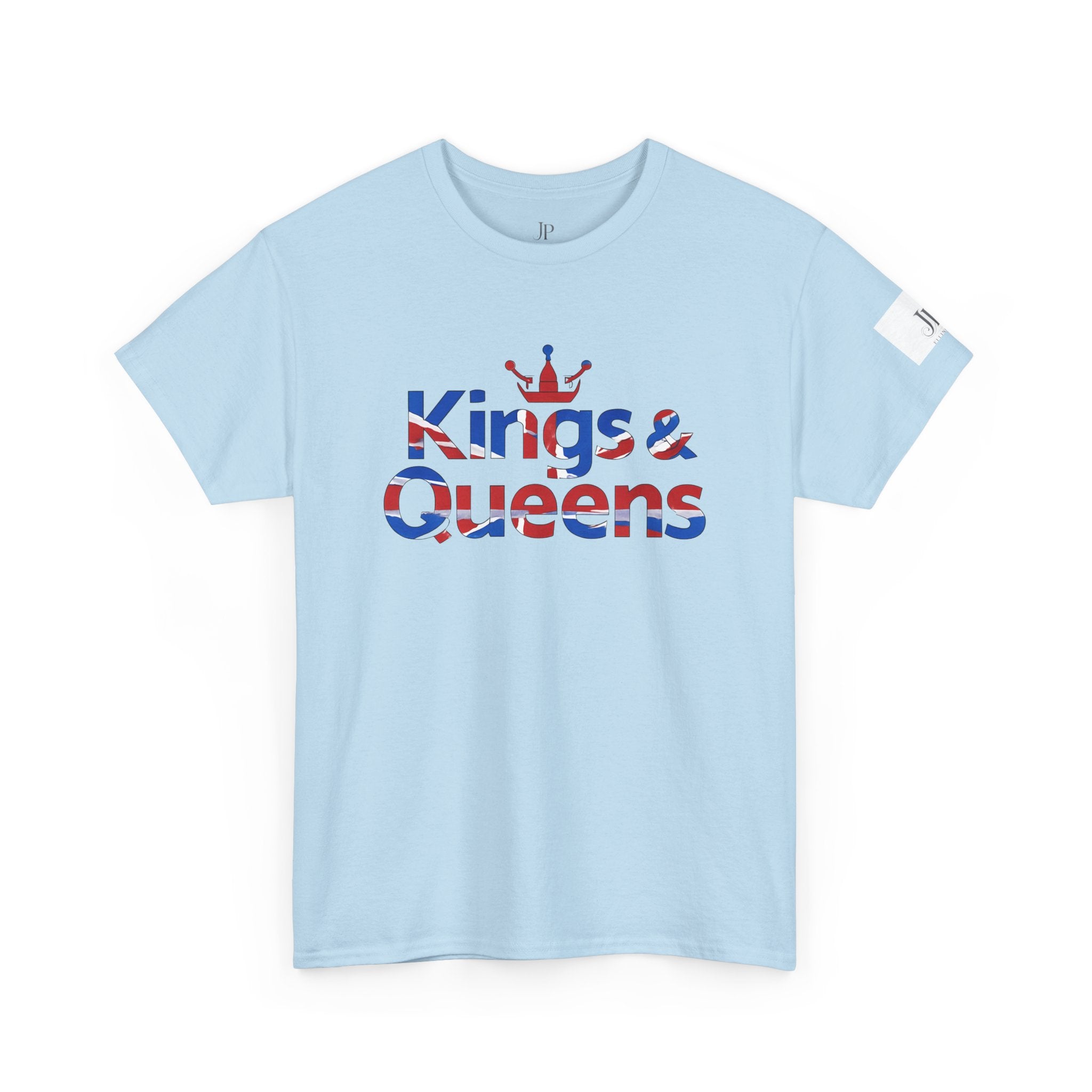 Kings & Queens Tee | British Flag Text, Crown Graphic, JP Ellington Edition