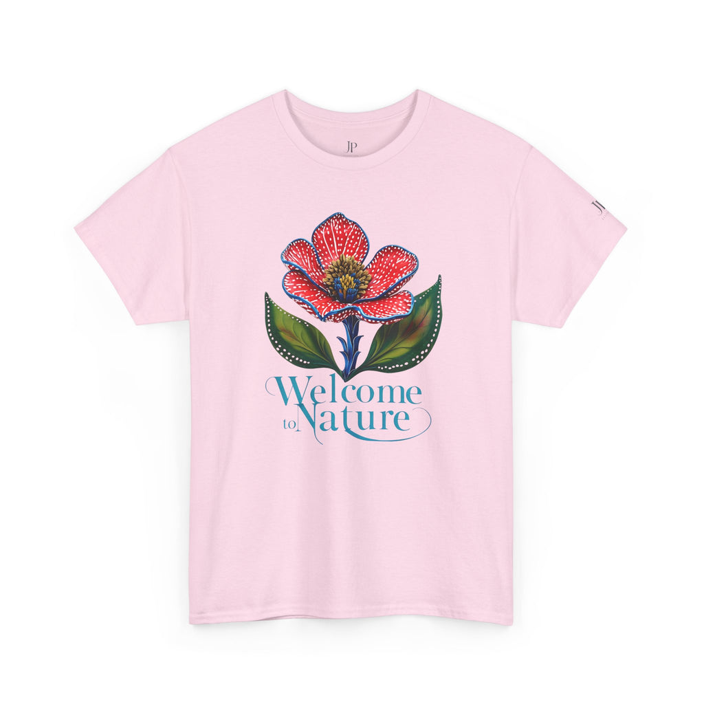 Welcome to Nature Floral Graphic Tee | Red Flower Illustration, JP Ellington Edition