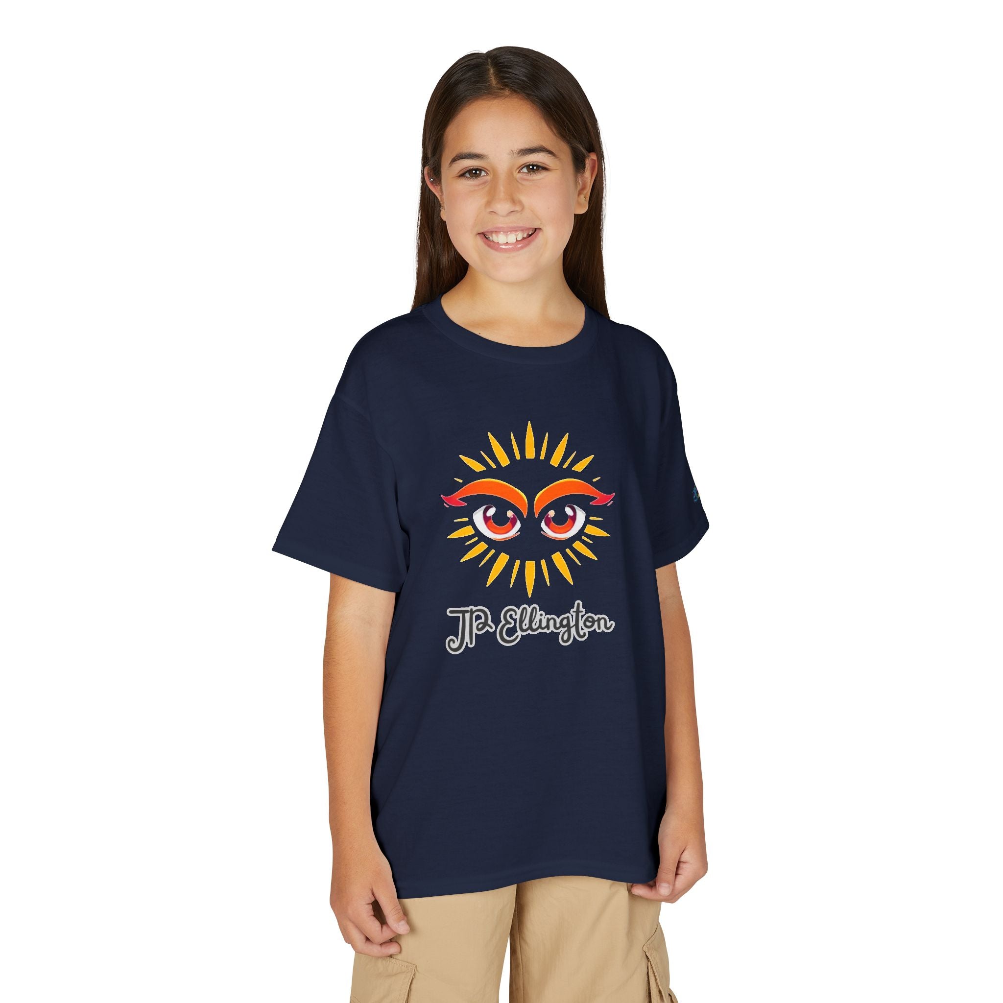 Sun Eyes Graphic T-Shirt | Bright Sun Face, JR Ellington Kids Edition