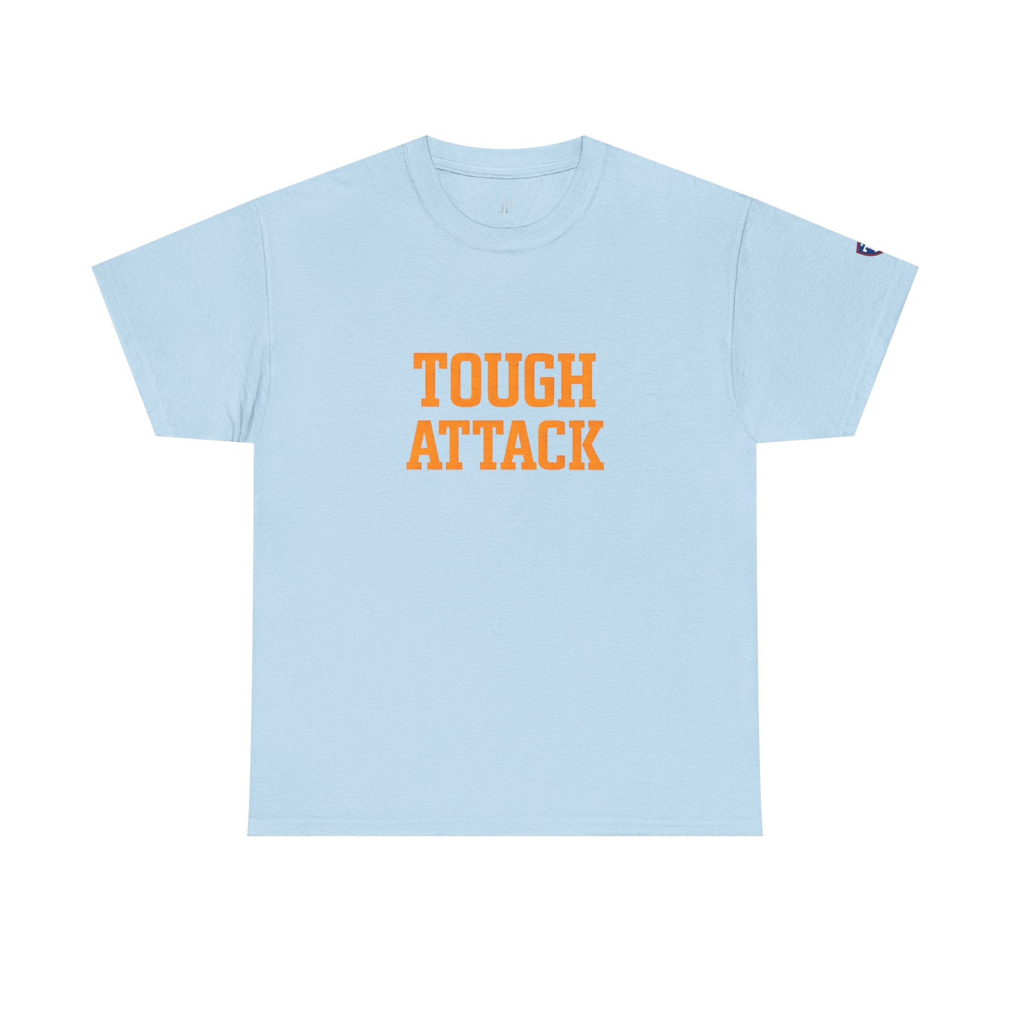 Tough Attack Tee | Sports Slogan, Retro College Lettering, Titan Athletic, JP Ellington