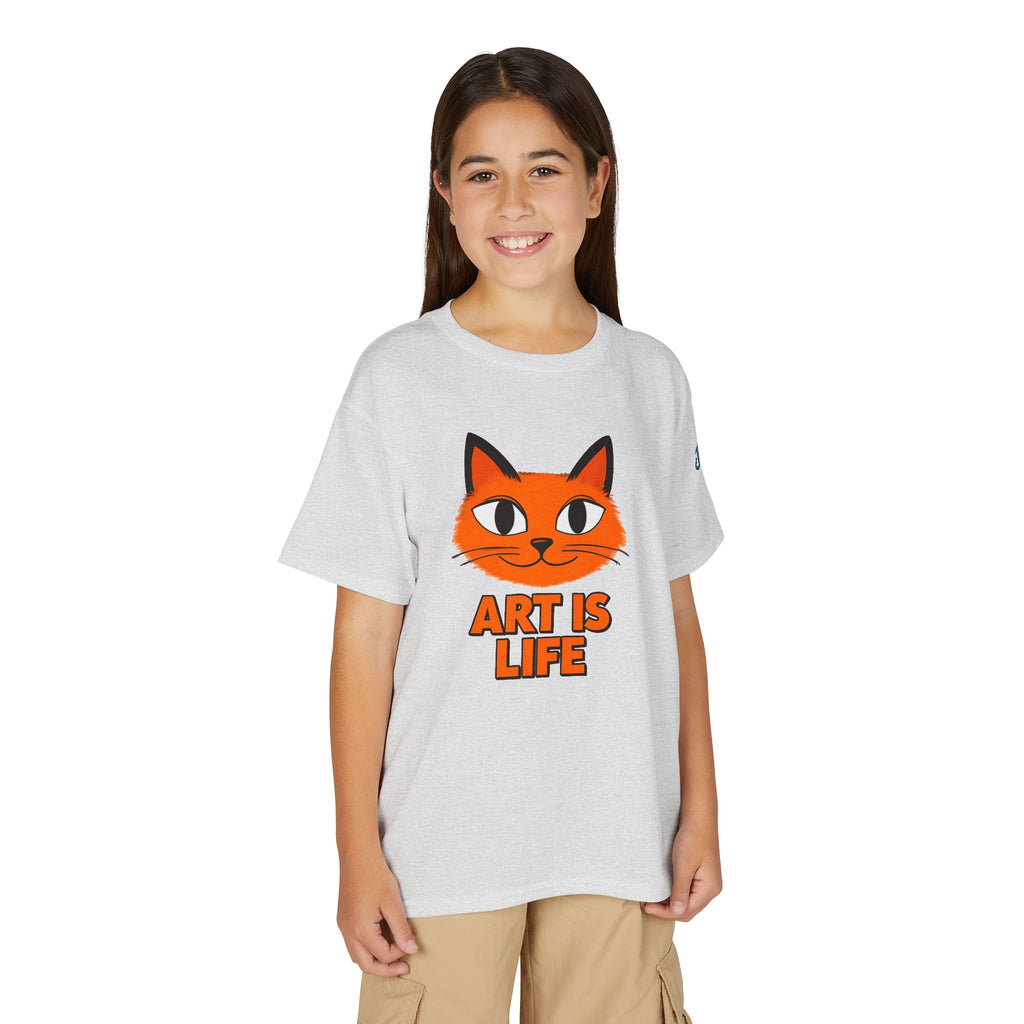 Art Is Life Youth T-Shirt | Kids Graphic Tee, JPE Kids Edition