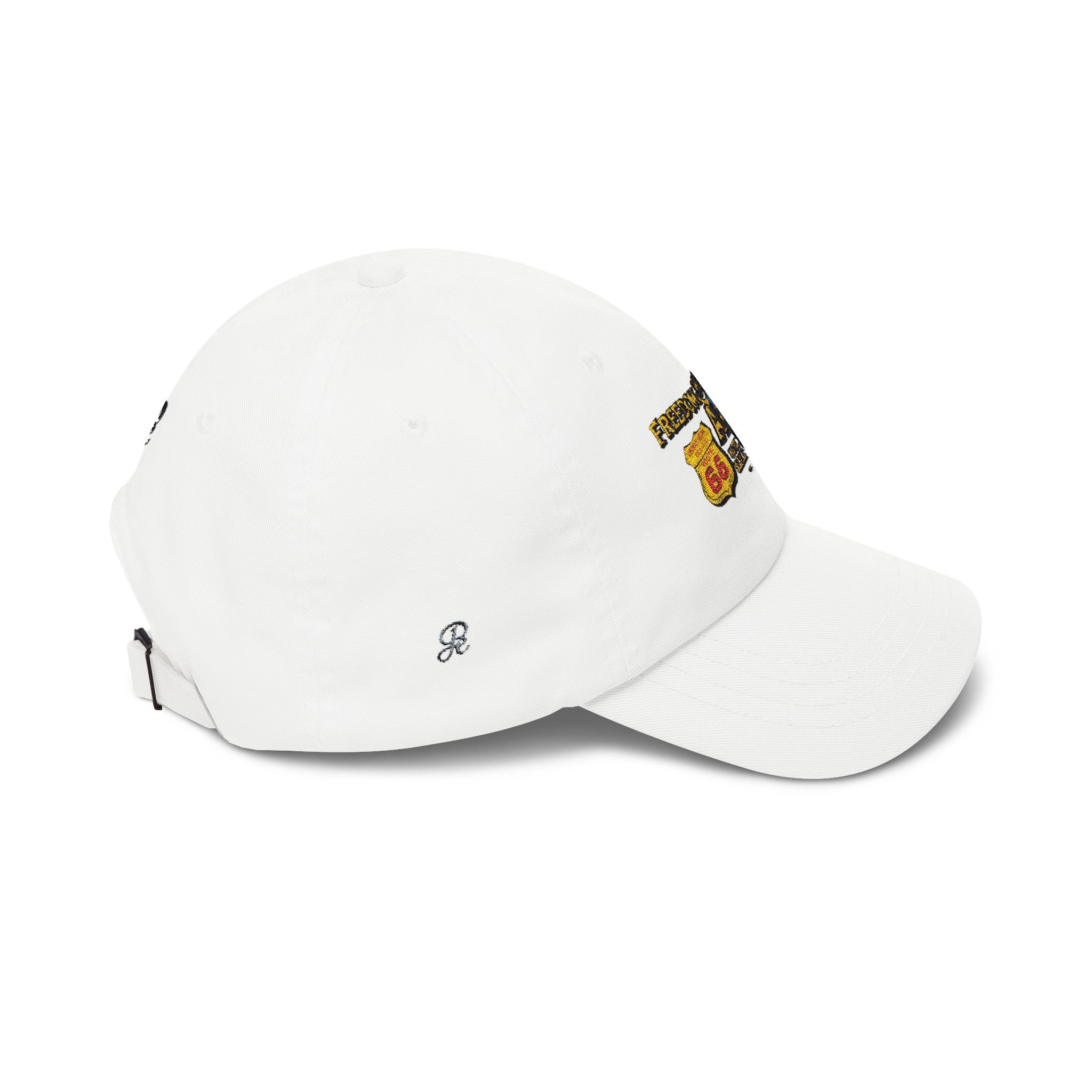 Freedom Made America Route 66 Map Dad Cap | Patriotic USA Flag Embroidered