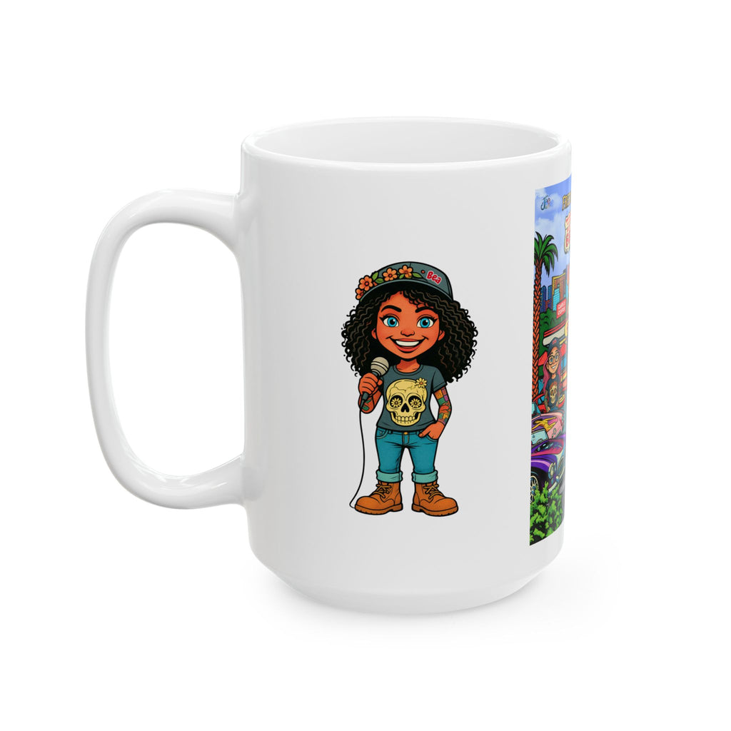 Freedom made America Mug | Cars and Coffe mug, American Road Trip Coffee Cup
