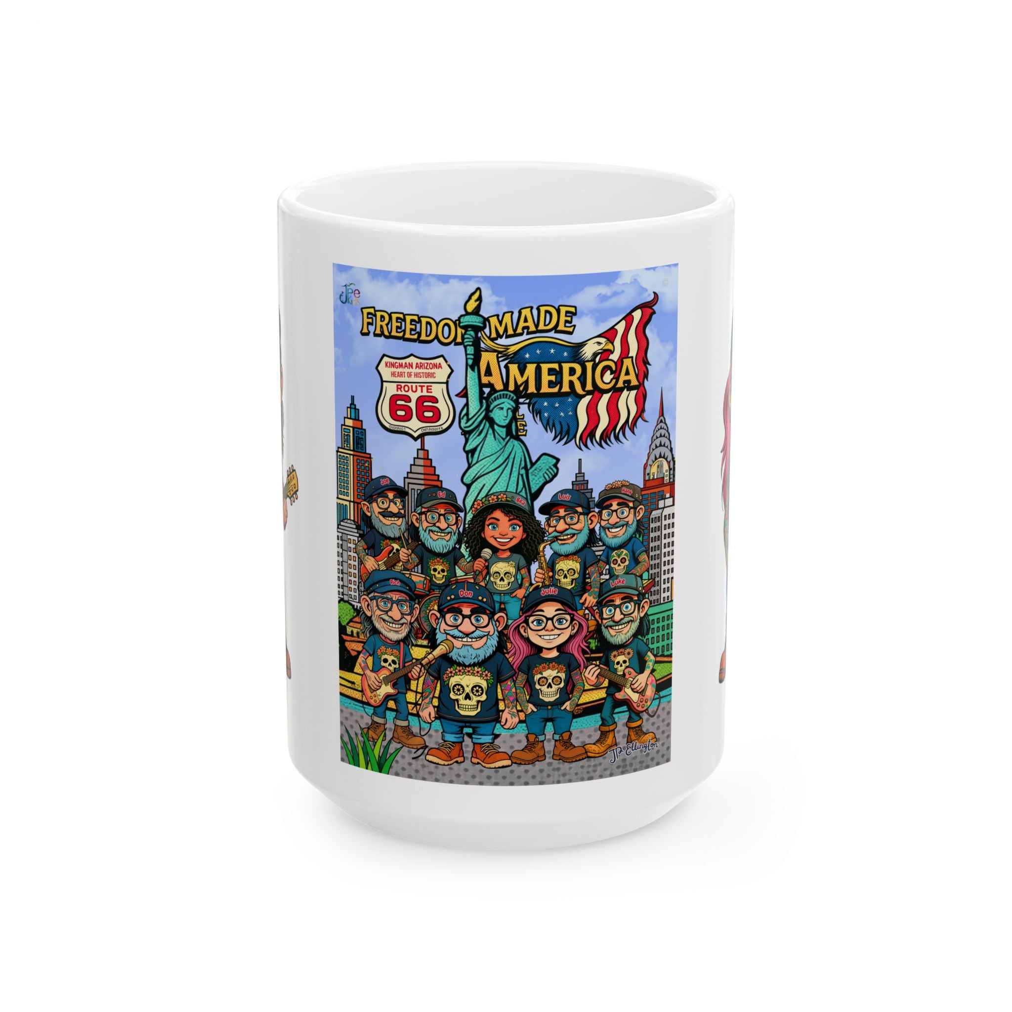Freedom Made America Tasse | USA Kaffeetasse - New York Kaffeetasse