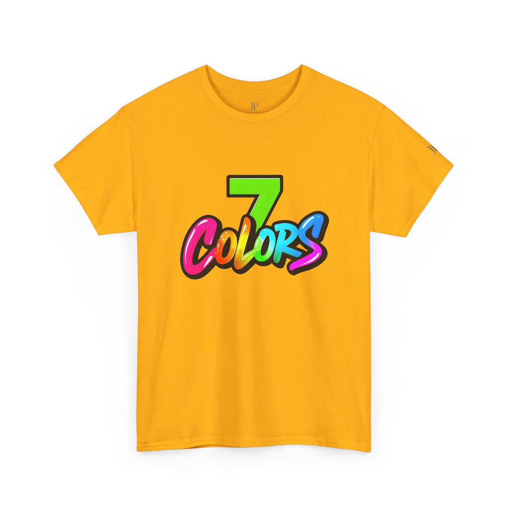 Seven Colors Graphic Tee | Rainbow Script Logo T-Shirt, JP Ellington Edition