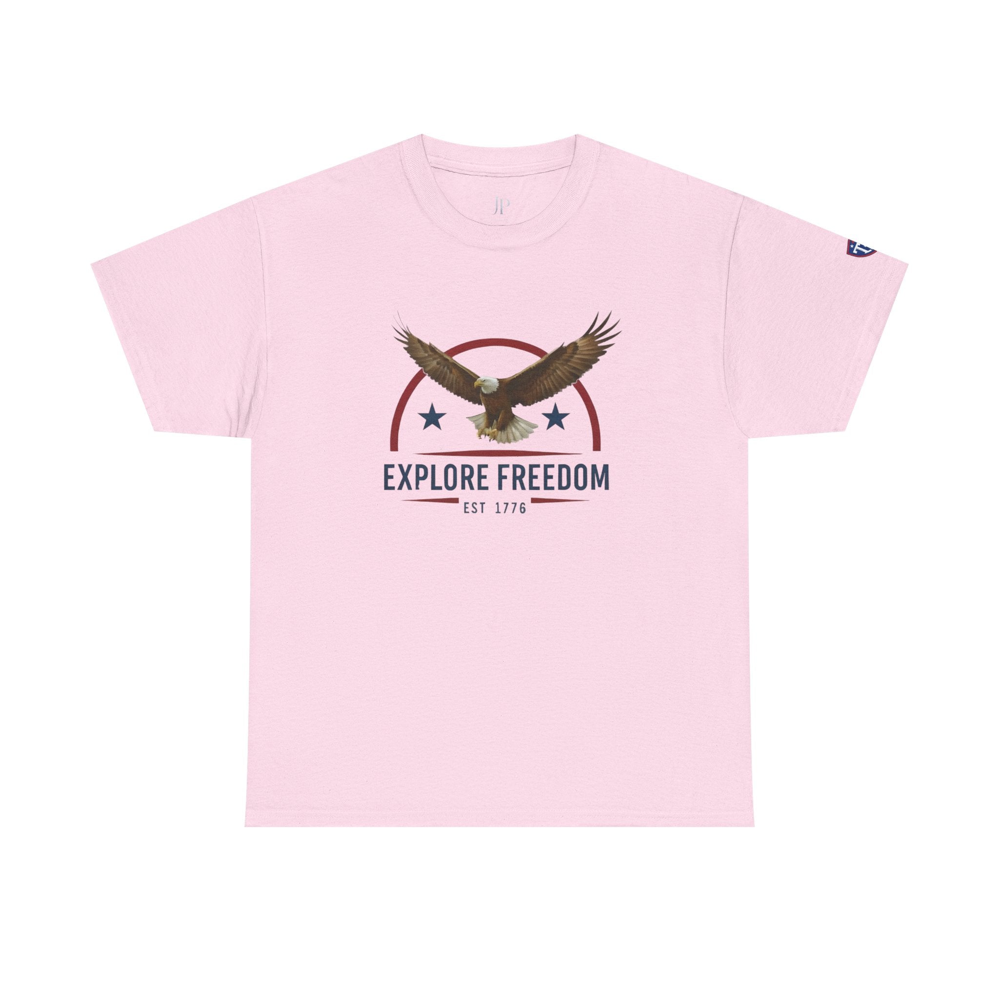 Explore Freedom Adler T-Shirt | Patriotisches Amerikanische Flagge Sterne T-Shirt, Titan Athletic, JP Ellington