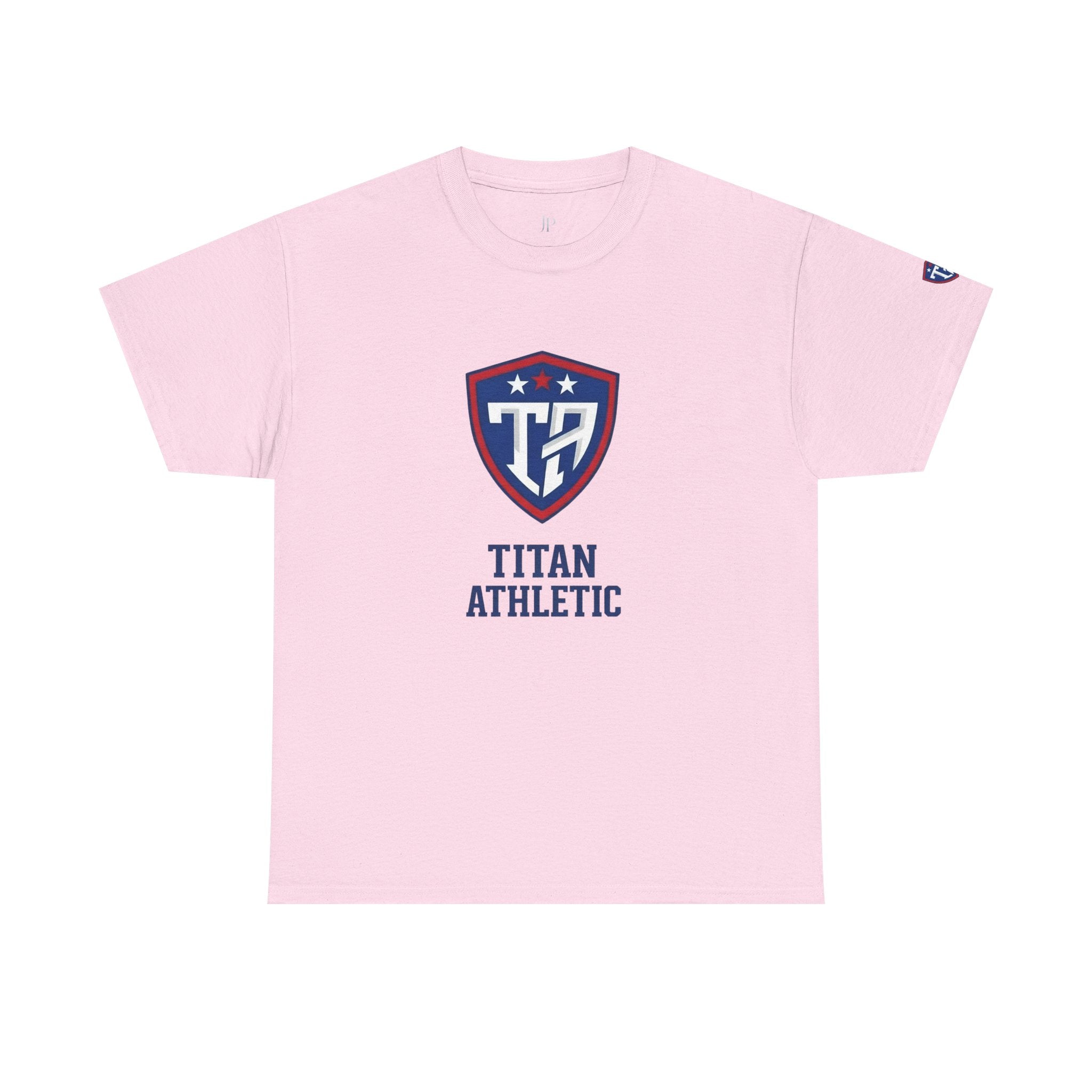 Titan Athleti Shield Tee | Sports Logo T-Shirt, School Team Apparel, JP Ellington