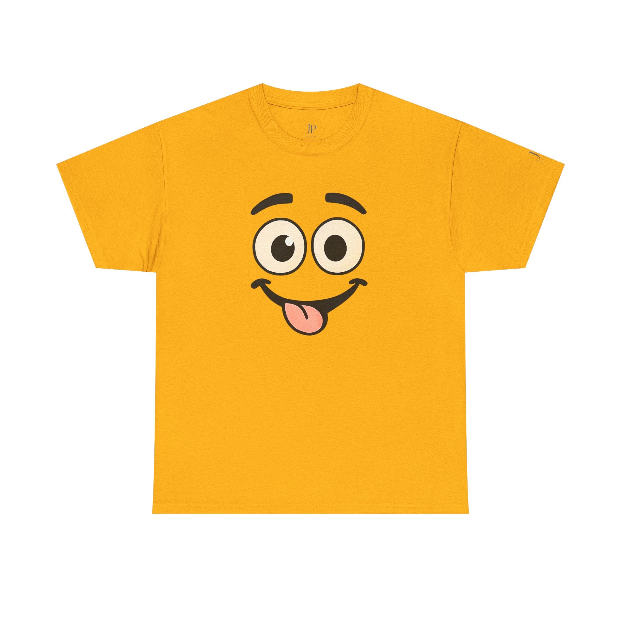Goofy Smiley Face T-Shirt | Niedliches Emoji-Shirt mit rausgestreckter Zunge, JP Ellington Edition