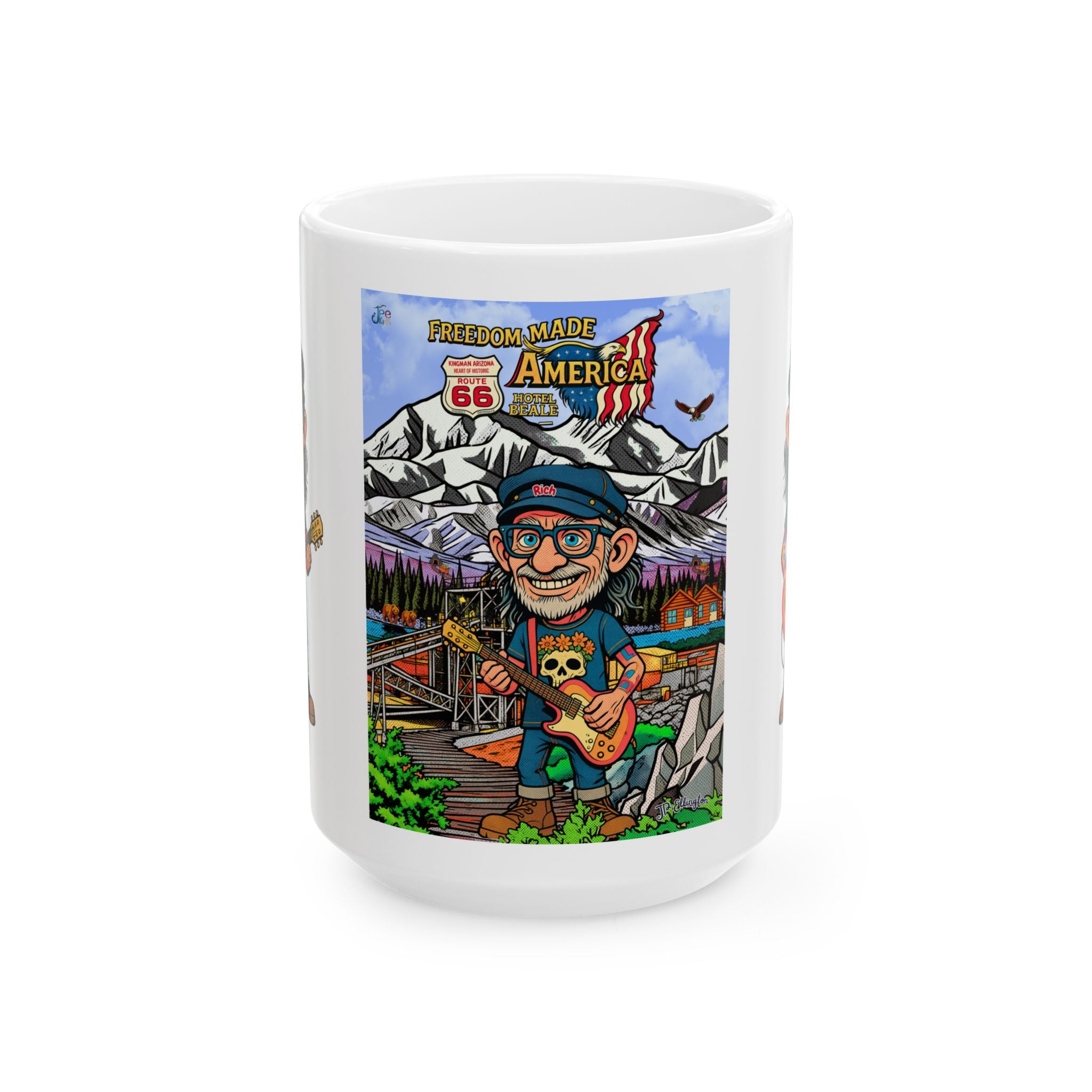 Freedom made America Tasse - Alaska Kaffeetasse, USA Kaffeetasse