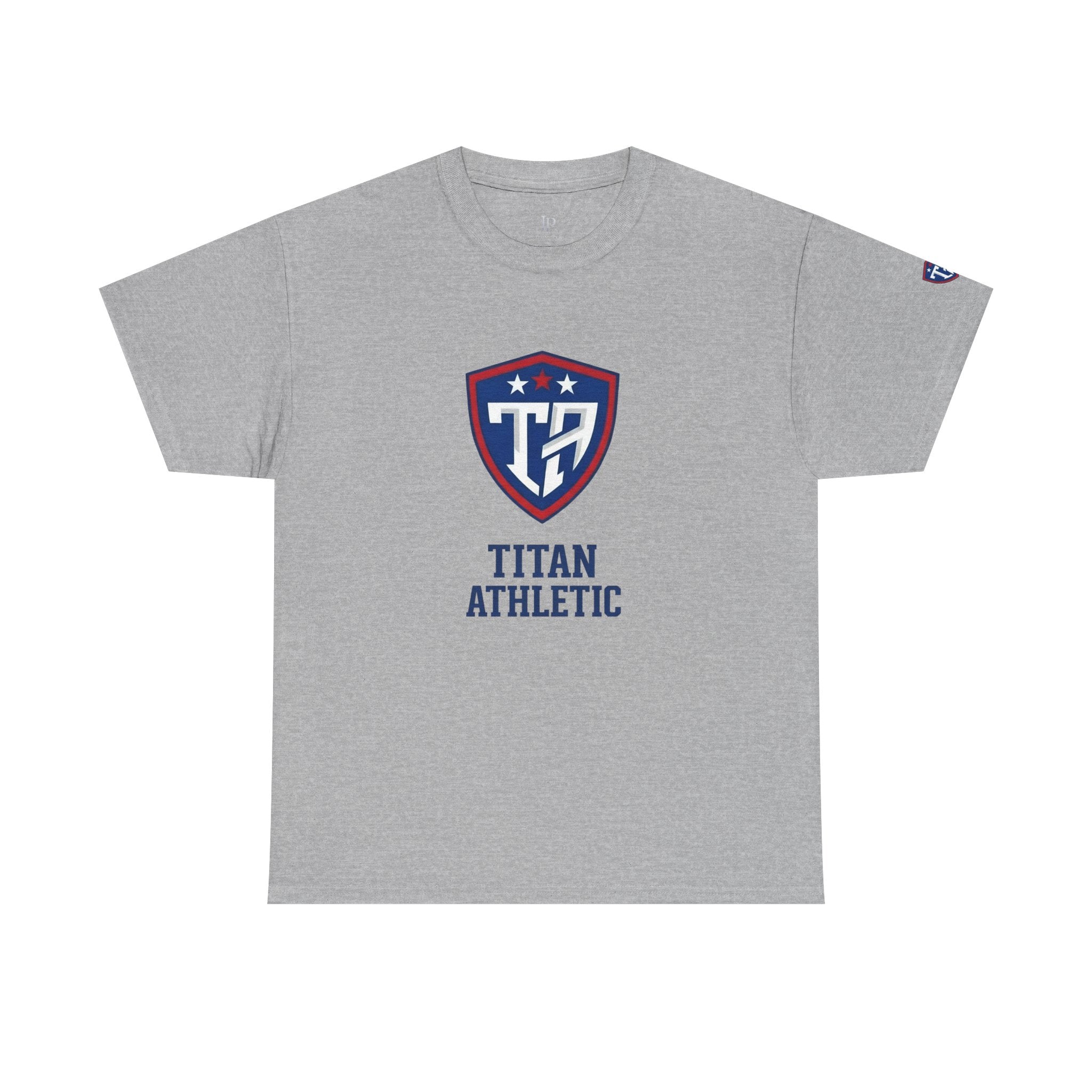 Titan Athleti Shield Tee | Sports Logo T-Shirt, School Team Apparel, JP Ellington