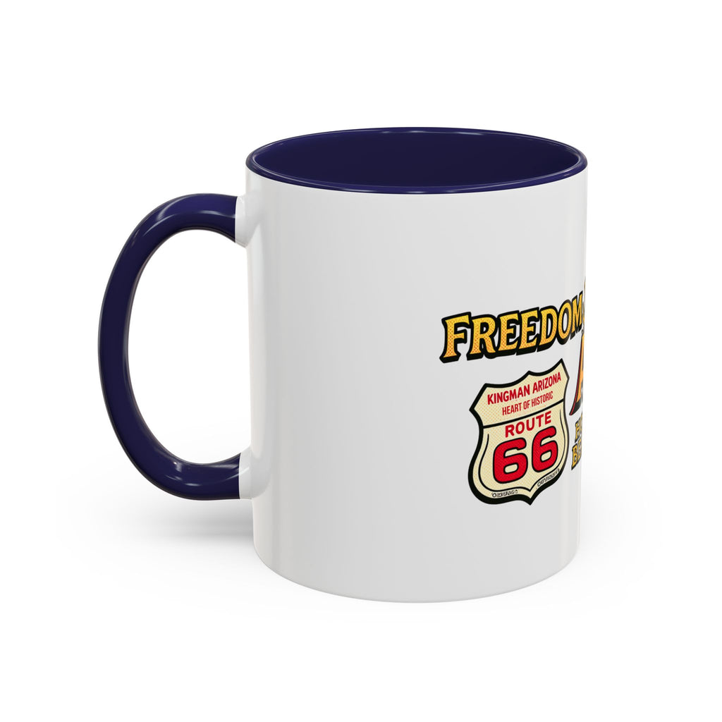 Freedom Made America Eagle Mug | Route 66 Americana Coffee Cup