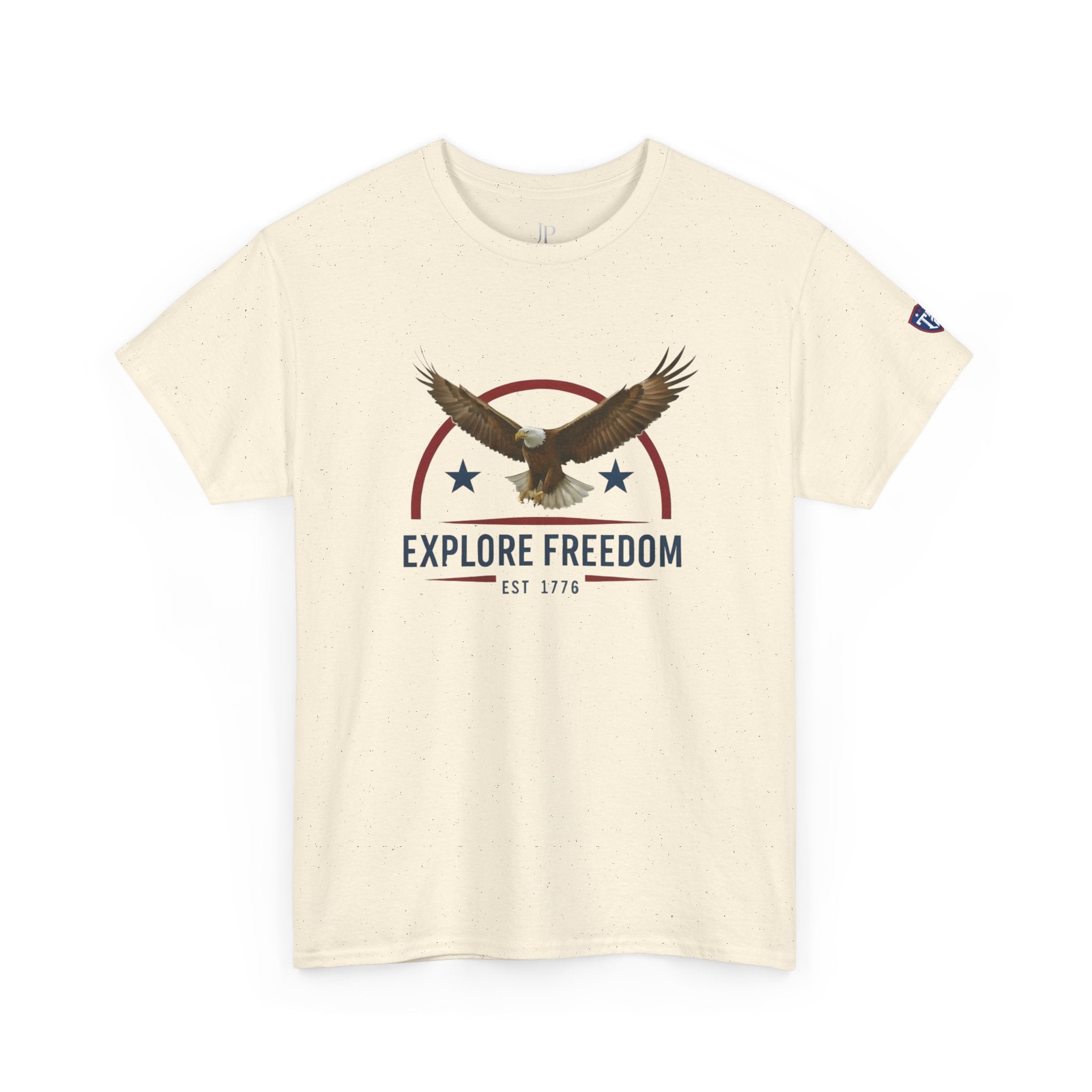 Explore Freedom Eagle T-Shirt | Patriotic American Flag Stars Tee, Titan Athletic, JP Ellington