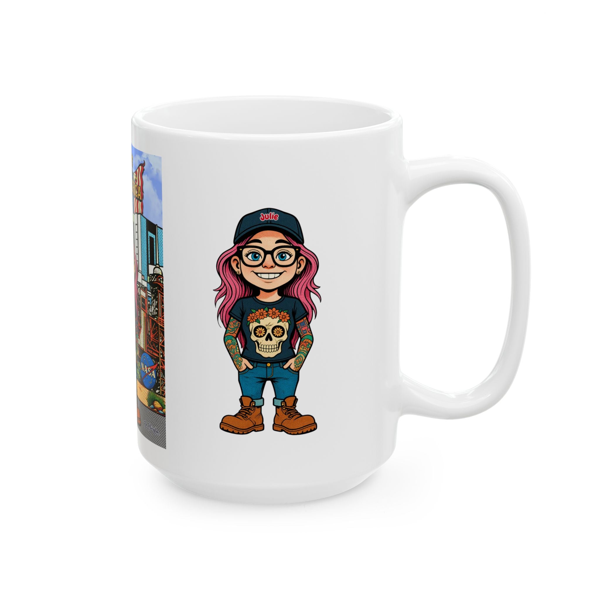 Freedom made America Mug | USA coffee mug, nasa mug, florida mug,