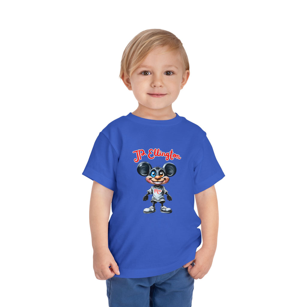 JP Ellington Cartoon Mouse Character T-Shirt | Vintage Style Mouse Illustration