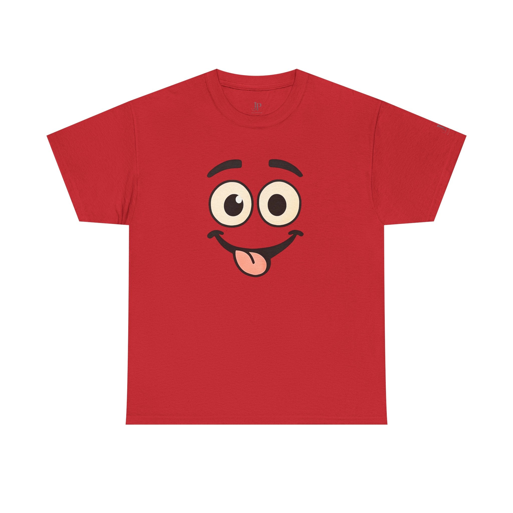 Goofy Smiley Face T-Shirt | Niedliches Emoji-Shirt mit rausgestreckter Zunge, JP Ellington Edition