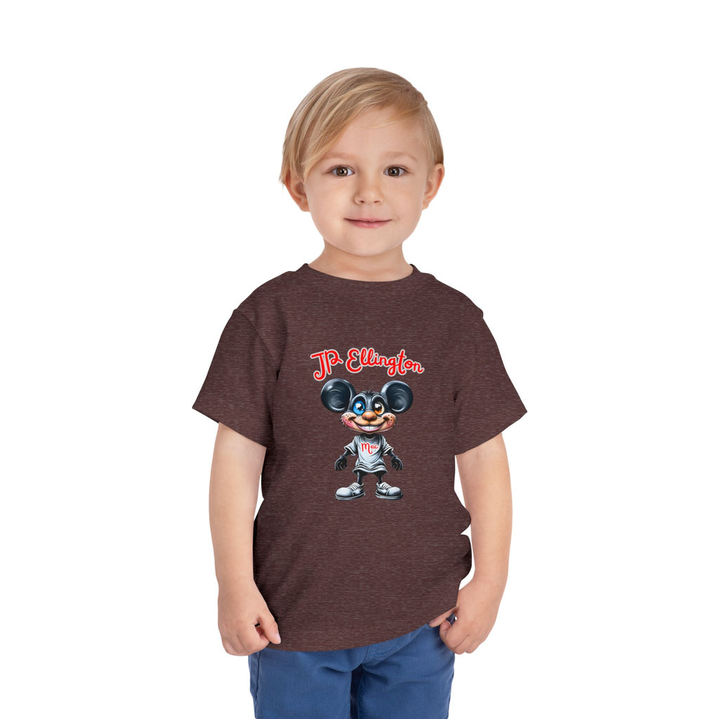 JP Ellington Cartoon Mouse Character T-Shirt | Vintage Style Mouse Illustration