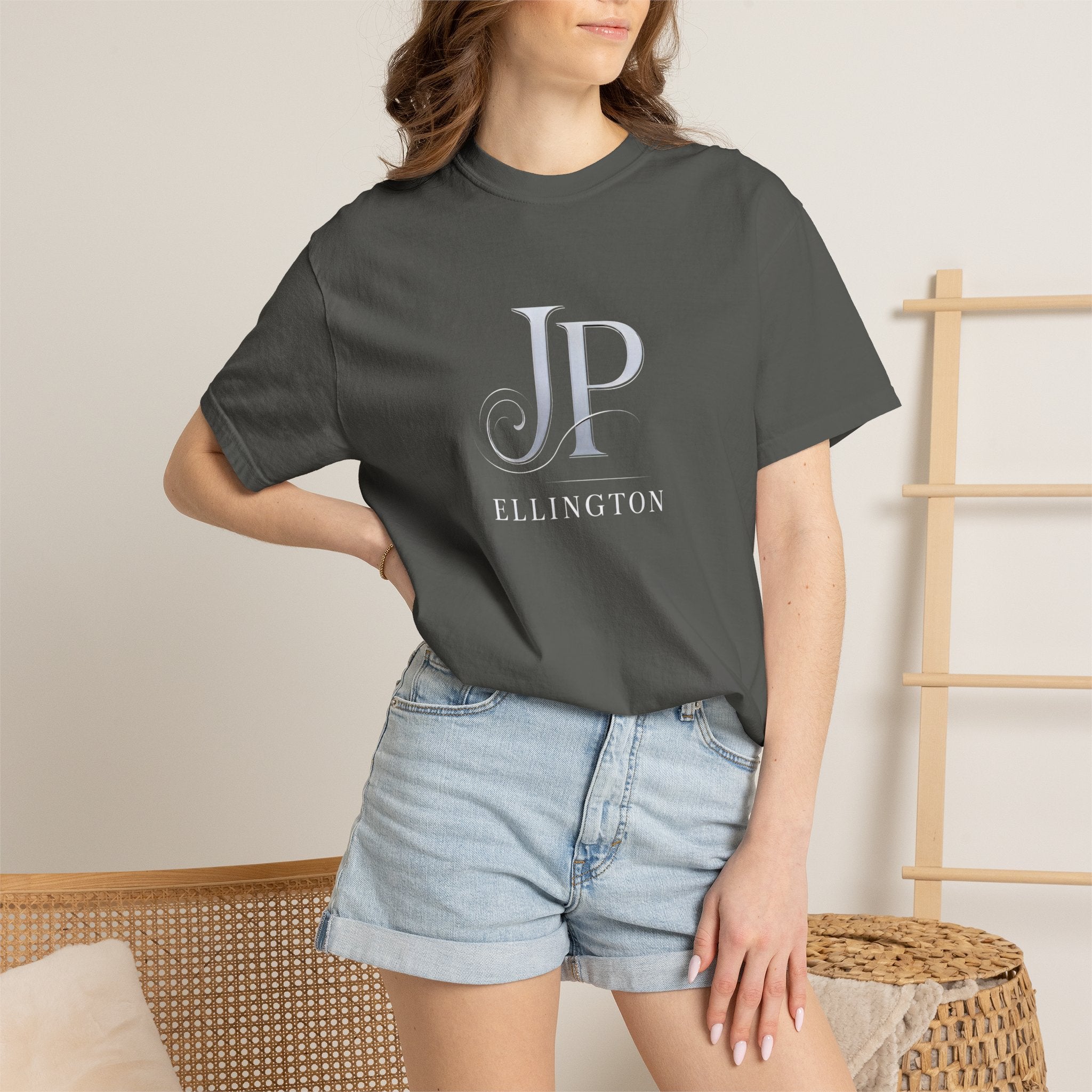 JP Ellington T-shirt | Initials Minimalist Lettering