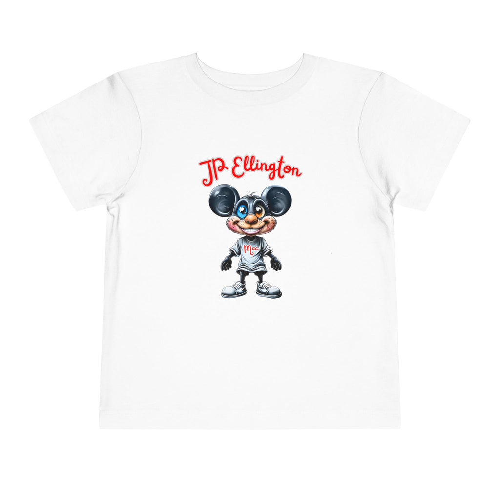 JP Ellington Cartoon Mouse Character T-Shirt | Vintage Style Mouse Illustration