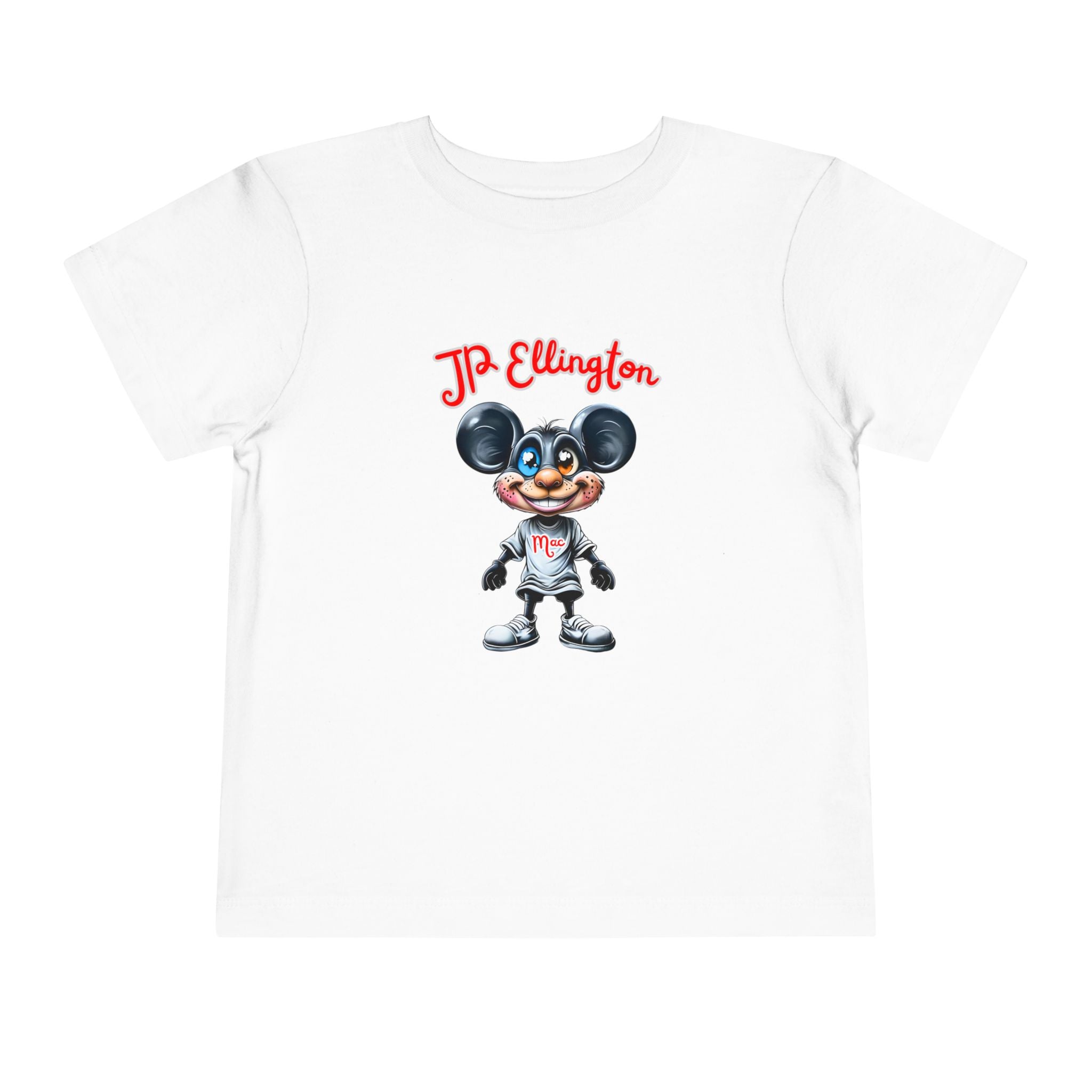 JP Ellington Cartoon Mouse Character T-Shirt | Vintage Style Mouse Illustration