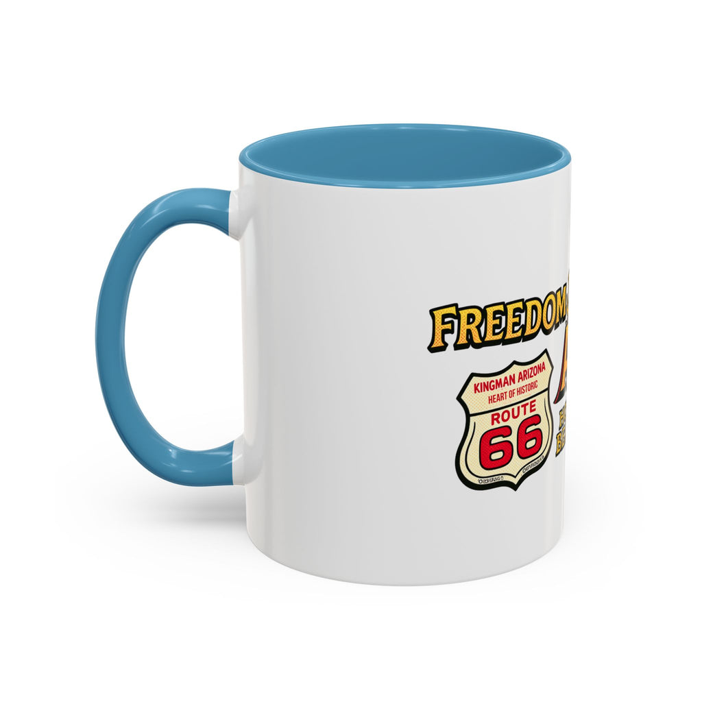 Freedom Made America Eagle Mug | Route 66 Americana Coffee Cup