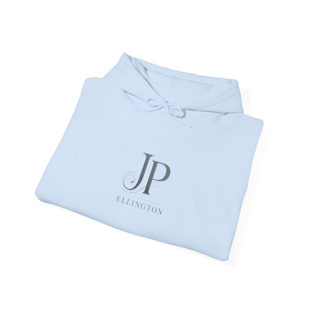 JP Monogram Minimalist Hoodie | Initials Logo Sweatshirt