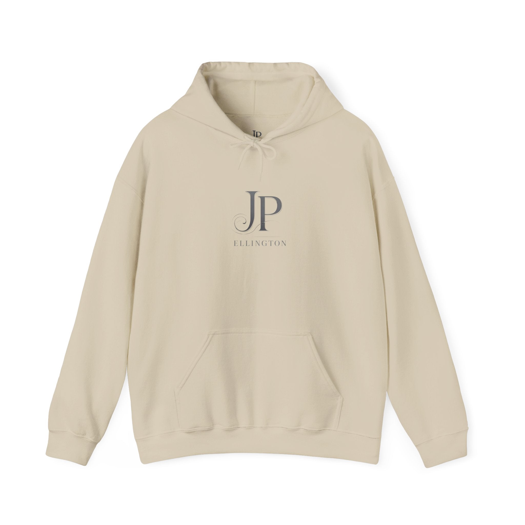 JP Monogramm Minimalistischer Hoodie | Initialen-Logo-Sweatshirt
