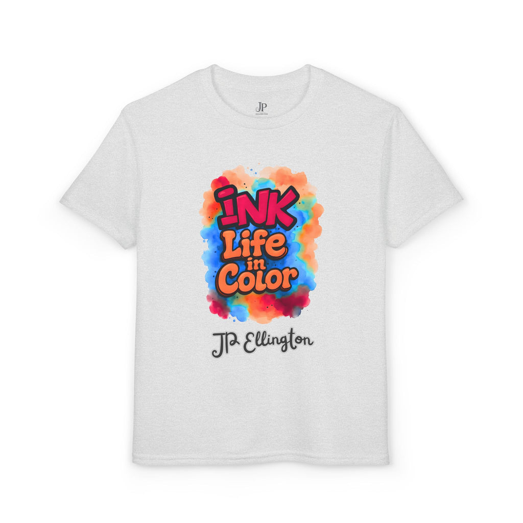 Ink Life in Color Youth T-Shirt | Colorful Watercolor Graffiti Design, JPE Kids Edition