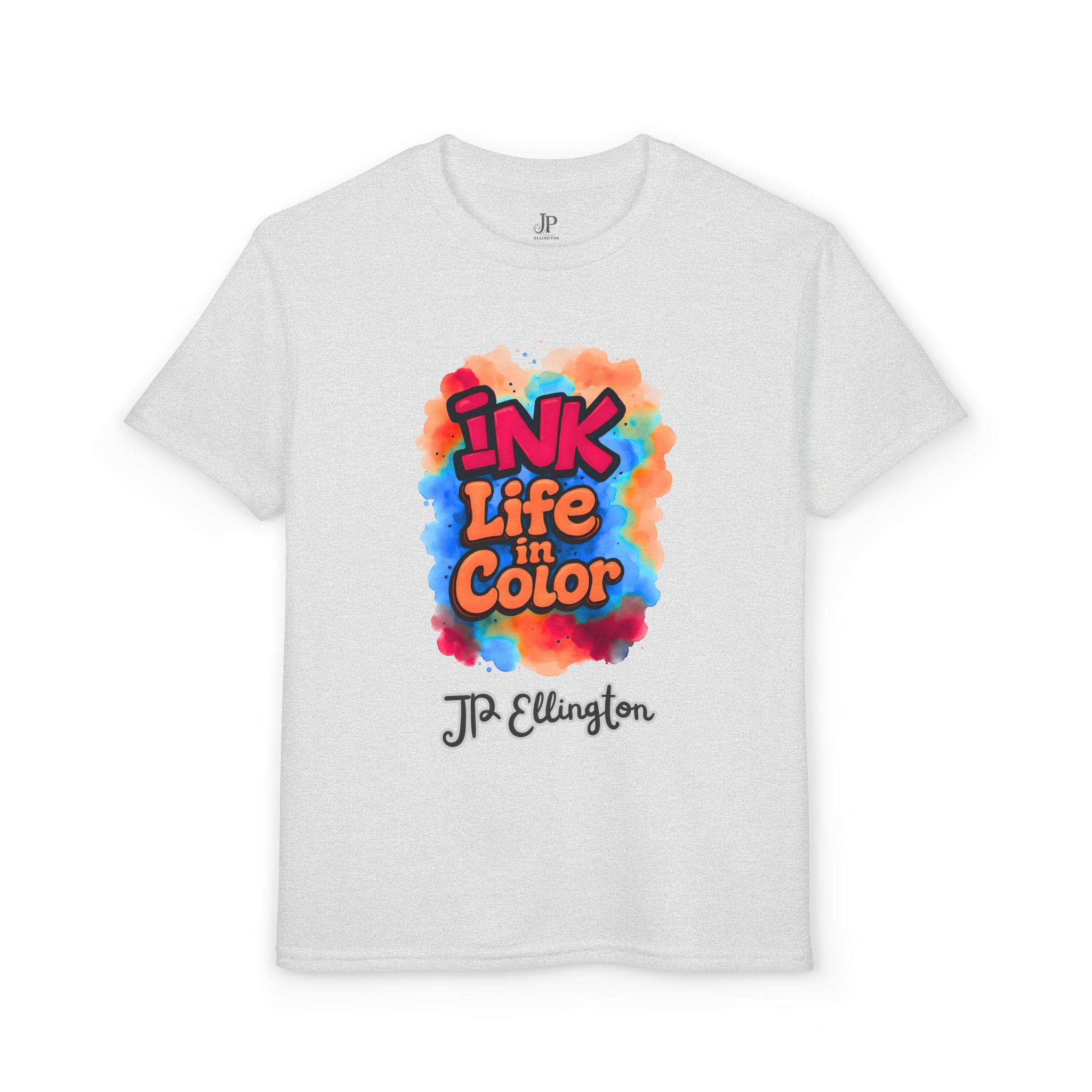 Ink Life in Color Youth T-Shirt | Colorful Watercolor Graffiti Design, JPE Kids Edition