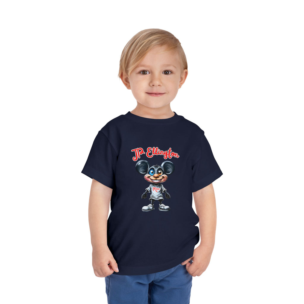 JP Ellington Cartoon Mouse Character T-Shirt | Vintage Style Mouse Illustration