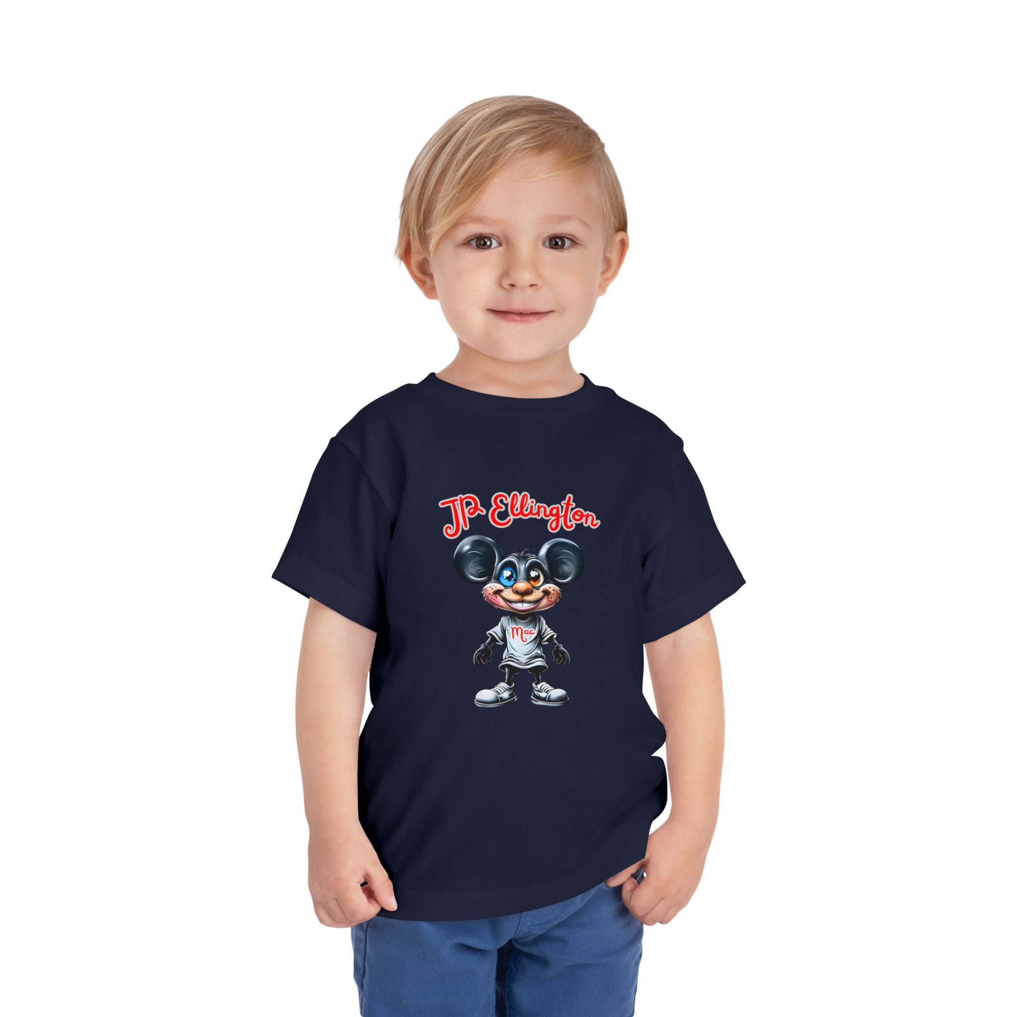 JP Ellington Cartoon Mouse Character T-Shirt | Vintage Style Mouse Illustration