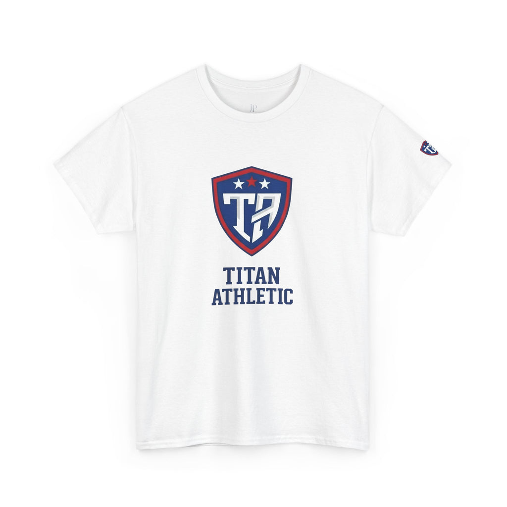 Titan Athleti Shield Tee | Sports Logo T-Shirt, School Team Apparel, JP Ellington