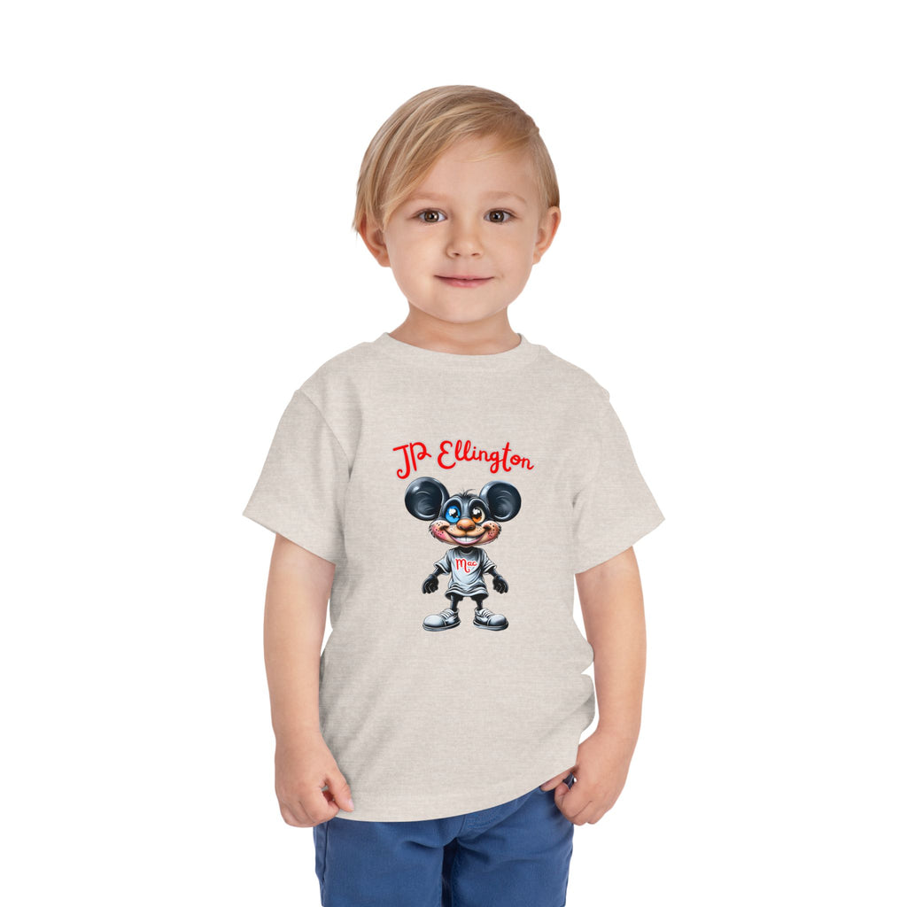 JP Ellington Cartoon Mouse Character T-Shirt | Vintage Style Mouse Illustration